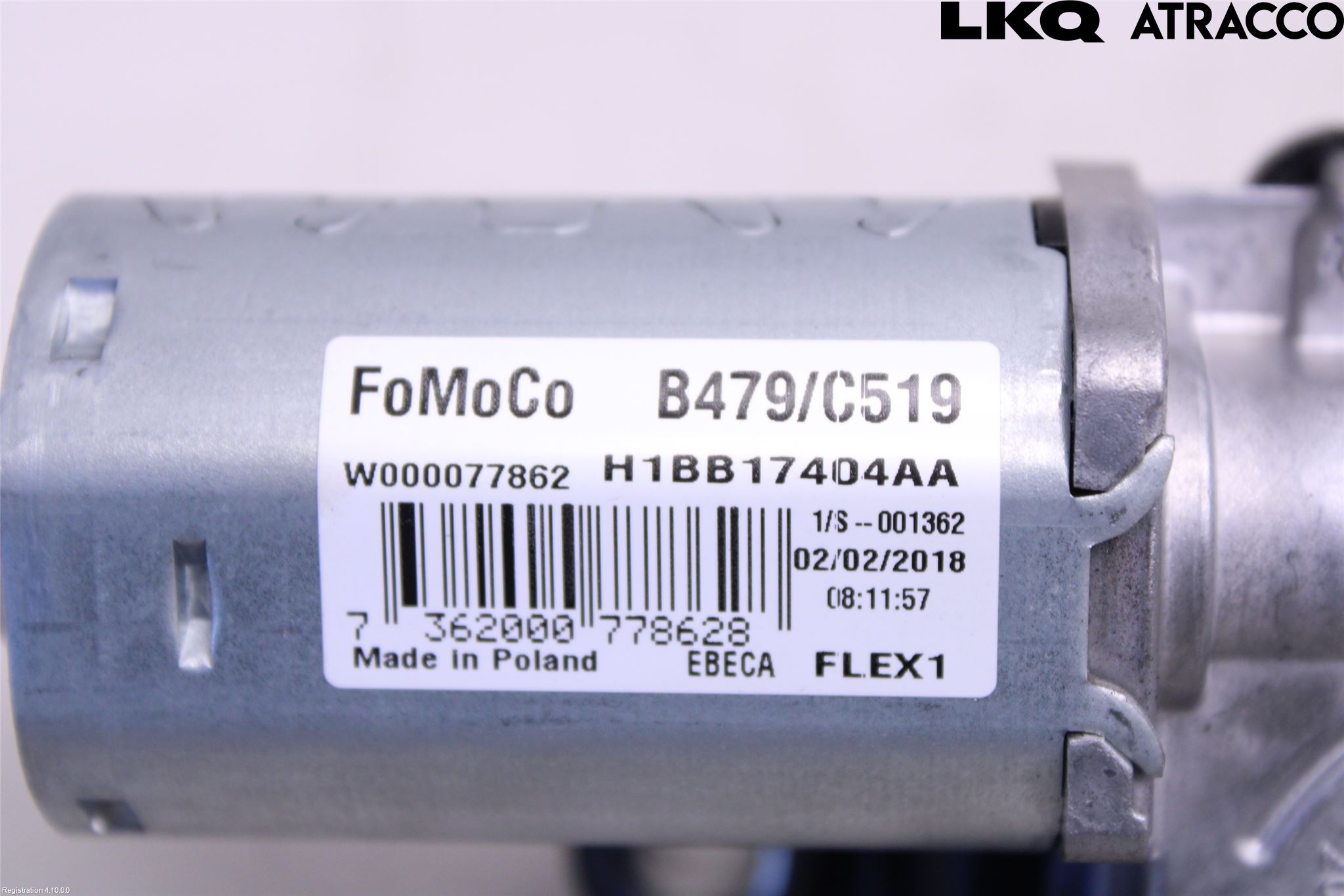 Ford FIESTA (VII) 18-23 Torkarmotor Baklucka