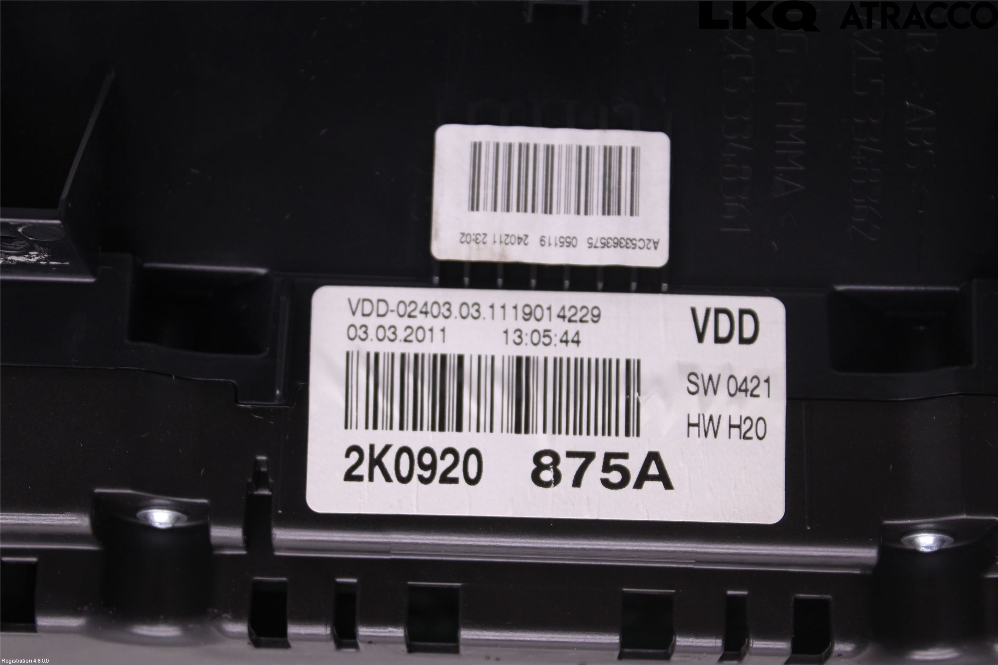 Volkswagen VW CADDY 11-15 Instrument Komb