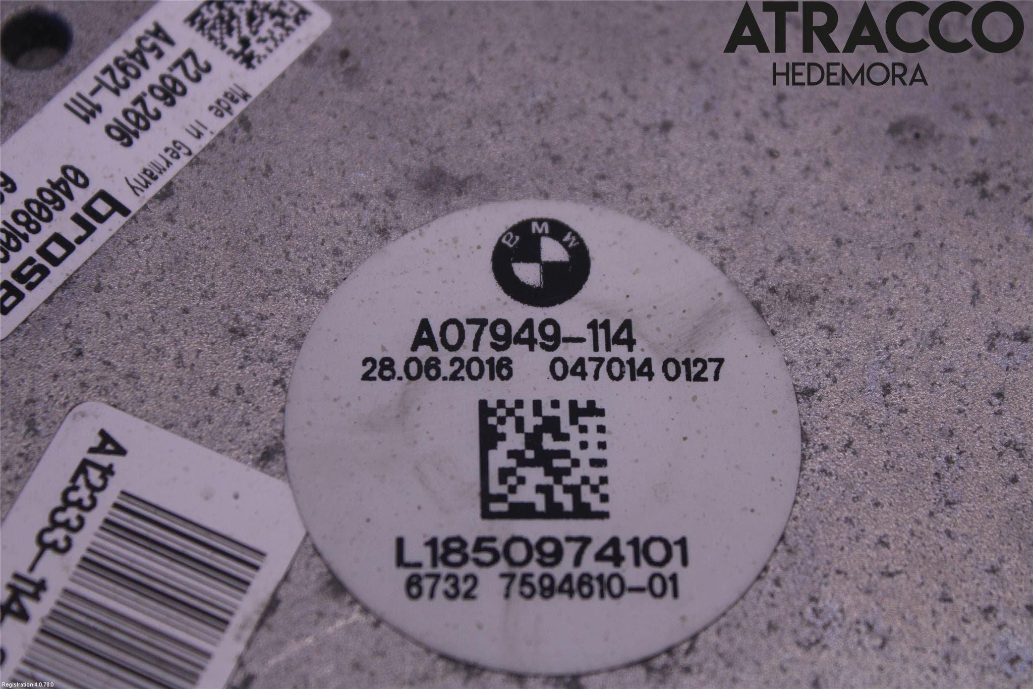 BMW 5 F10/F11/F18 09-17 Kylfläkt El