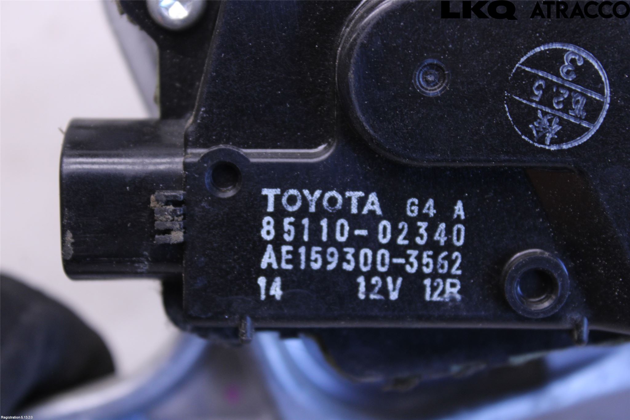 Toyota AURIS 13-19 Torkarmotor Vindruta