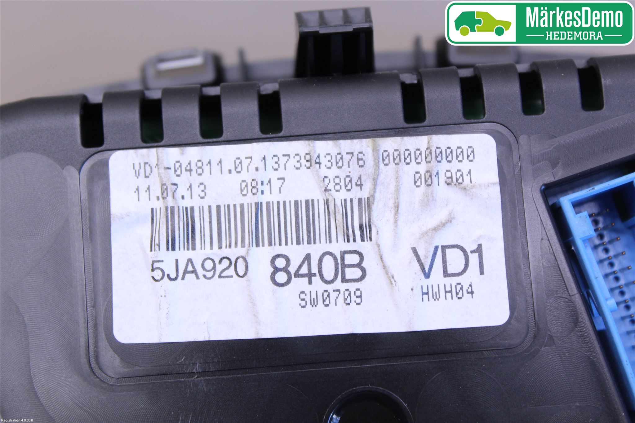 Skoda RAPID Instrument Komb