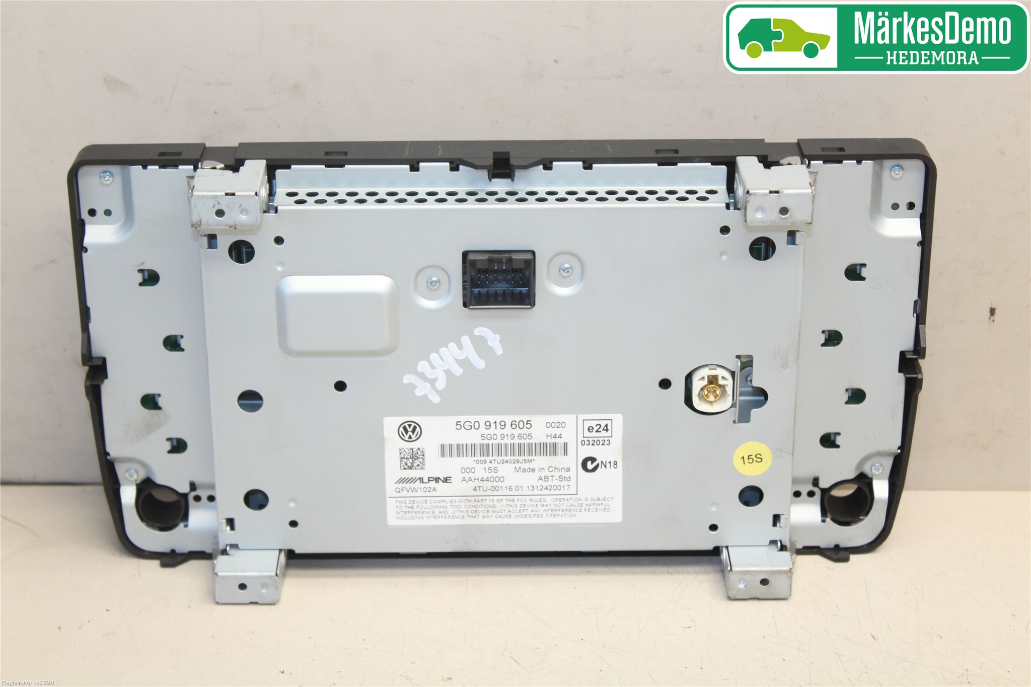 Volkswagen VW GOLF / E-GOLF VII 13-20 Multifunktionsdisplay