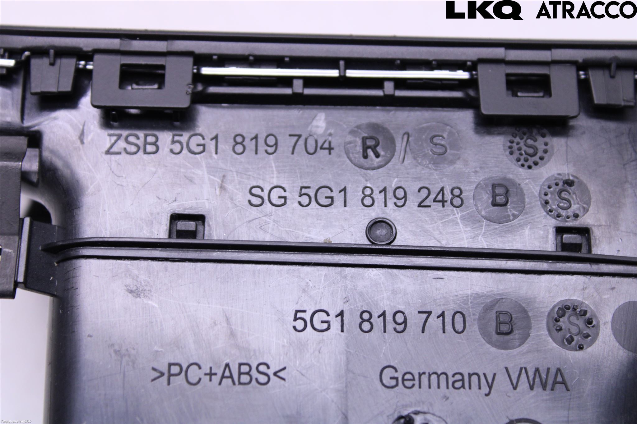 Volkswagen VW GOLF / E-GOLF VII 13-20 Defrosterkanal-Munstycke