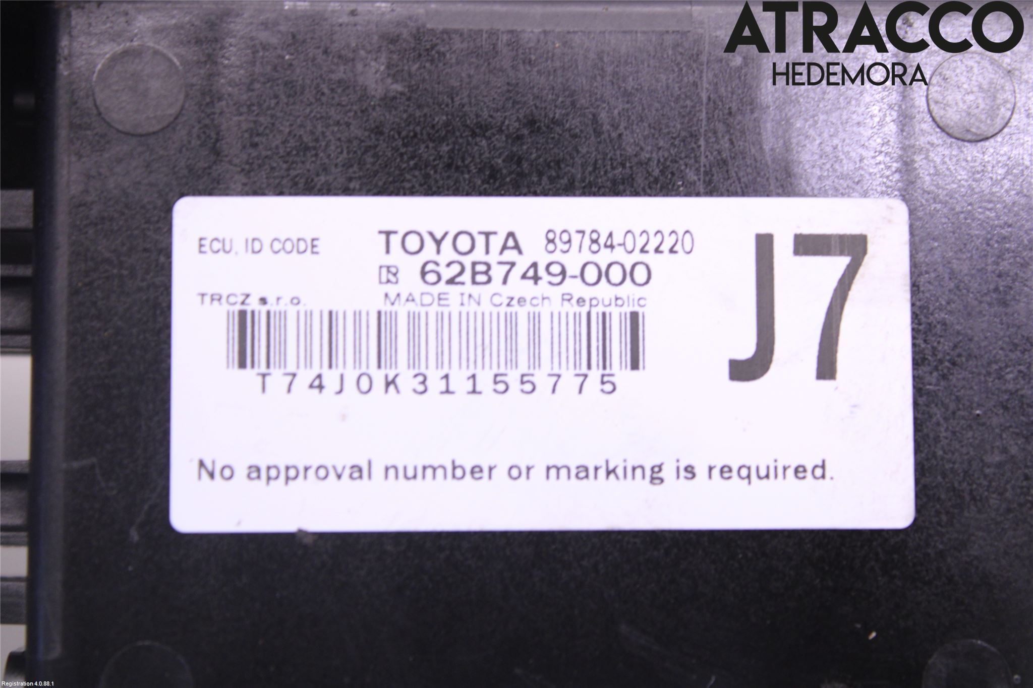 Toyota YARIS CROSS XP21 21- Styrenhet Övrigt