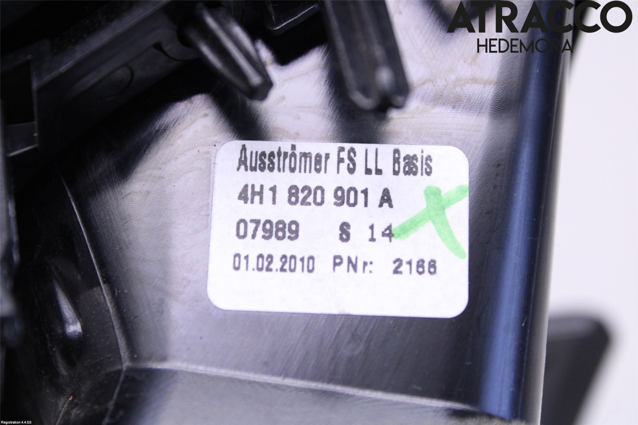 Audi A8/S8 4H 10-17 Defrosterkanal-Munstycke