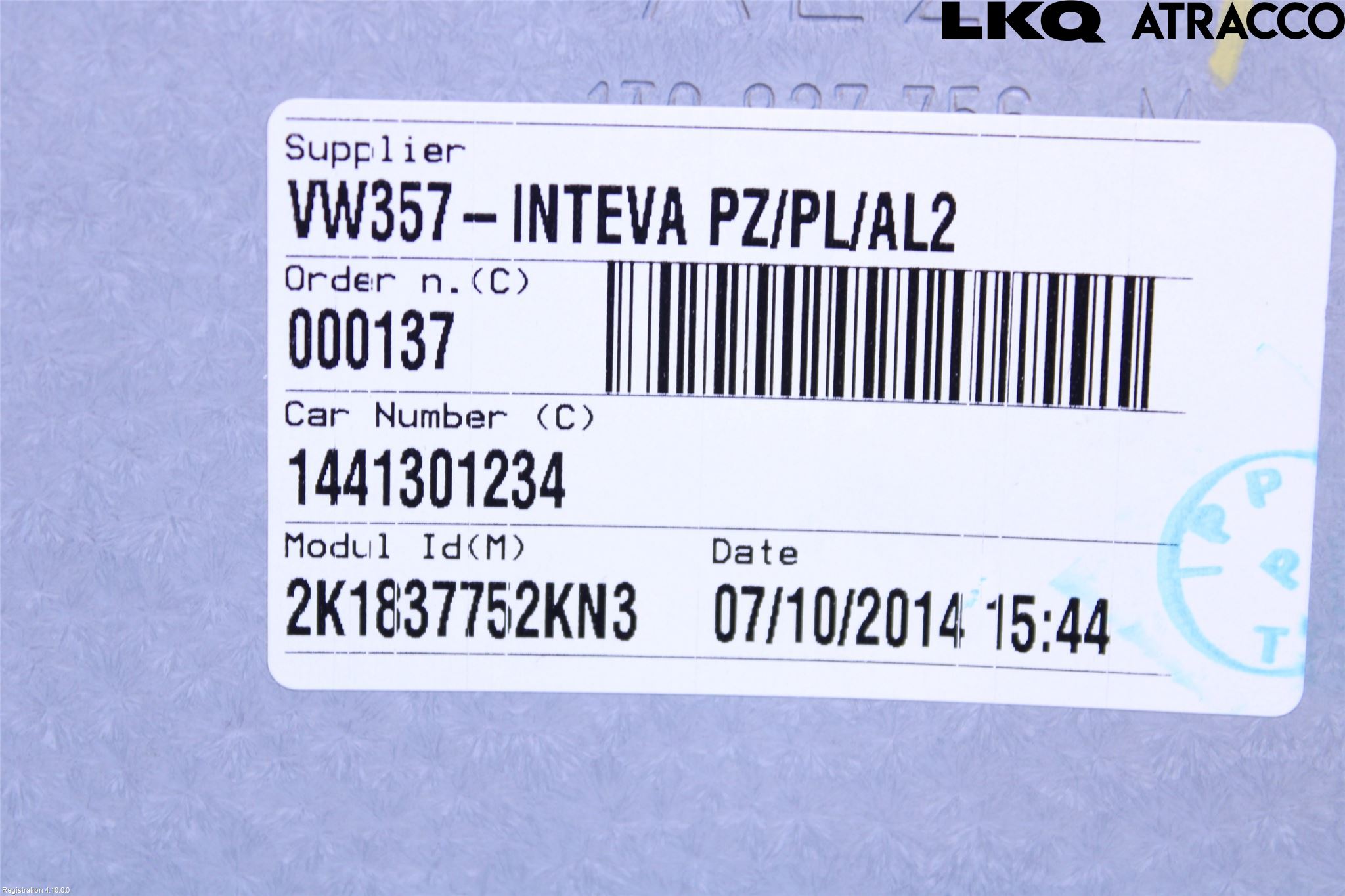 Volkswagen VW CADDY 11-15 Fönsterhiss El Kompl