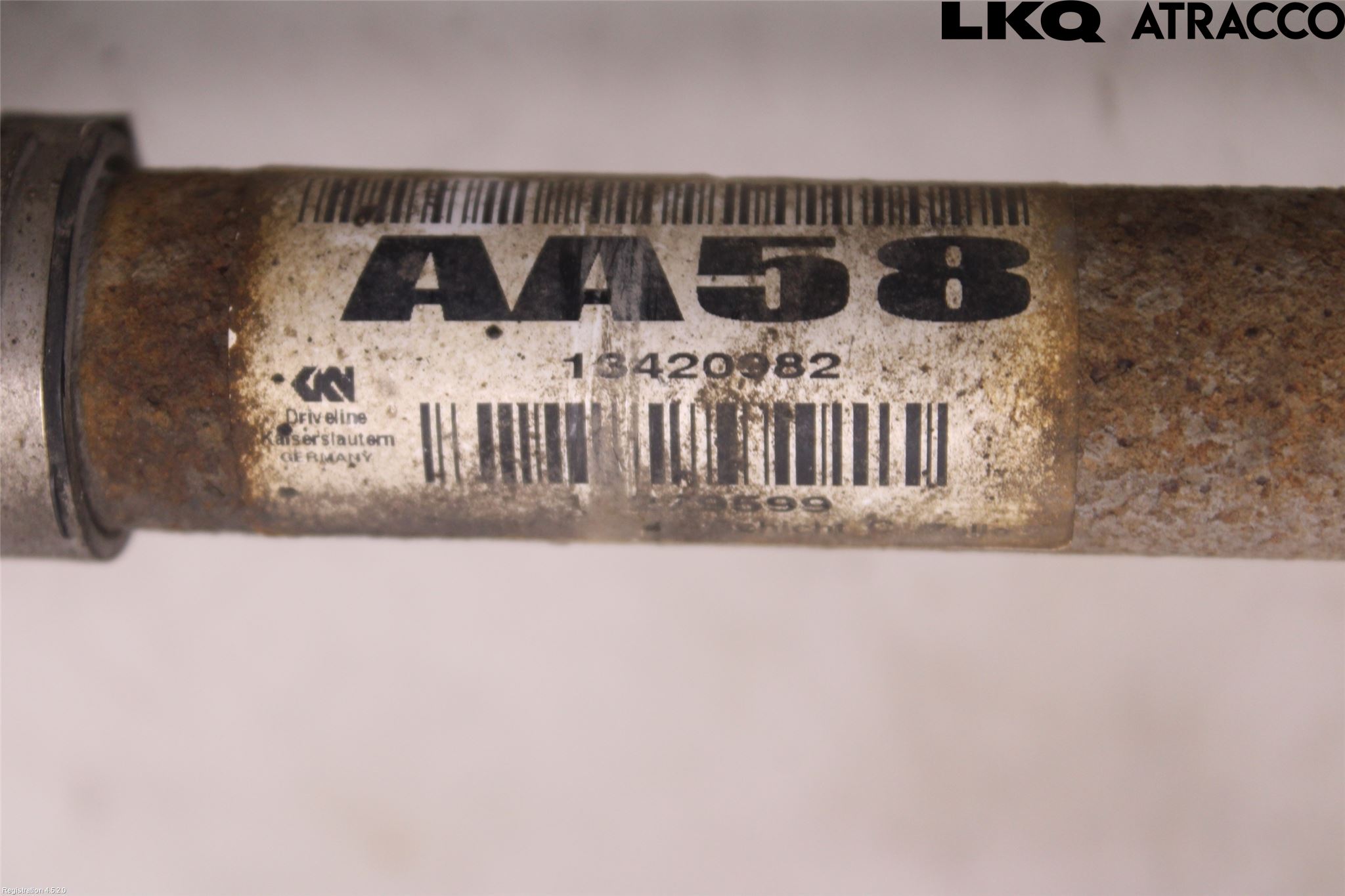 Opel ASTRA K 16-22 Drivaxel Fram Vänster