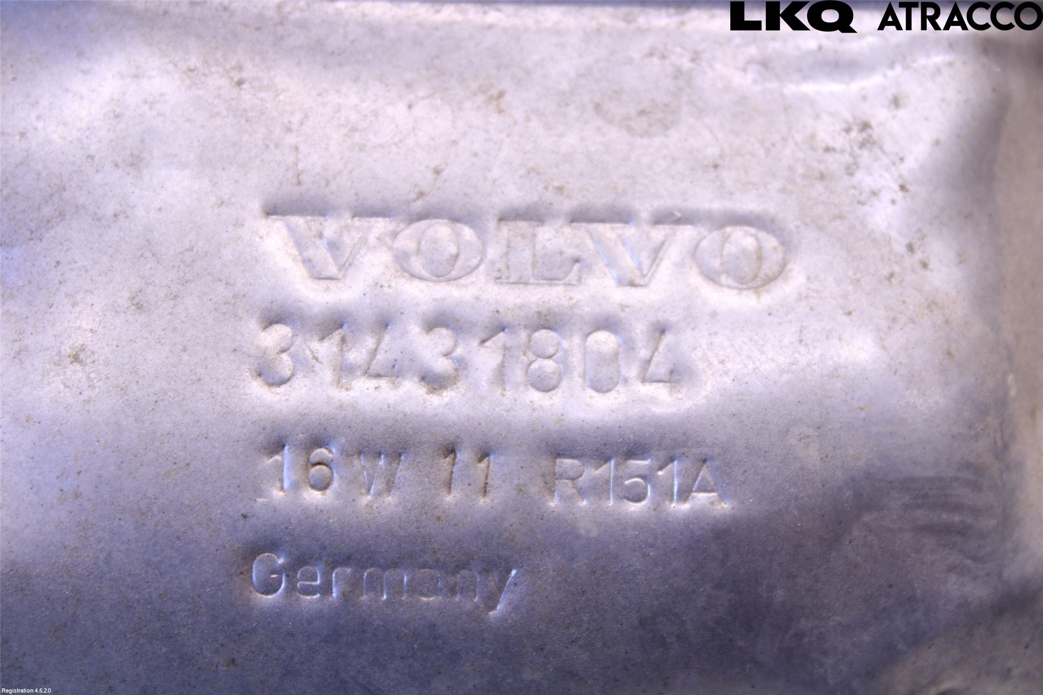 Volvo V40 12-19 Avgas Förvärmningsplåt