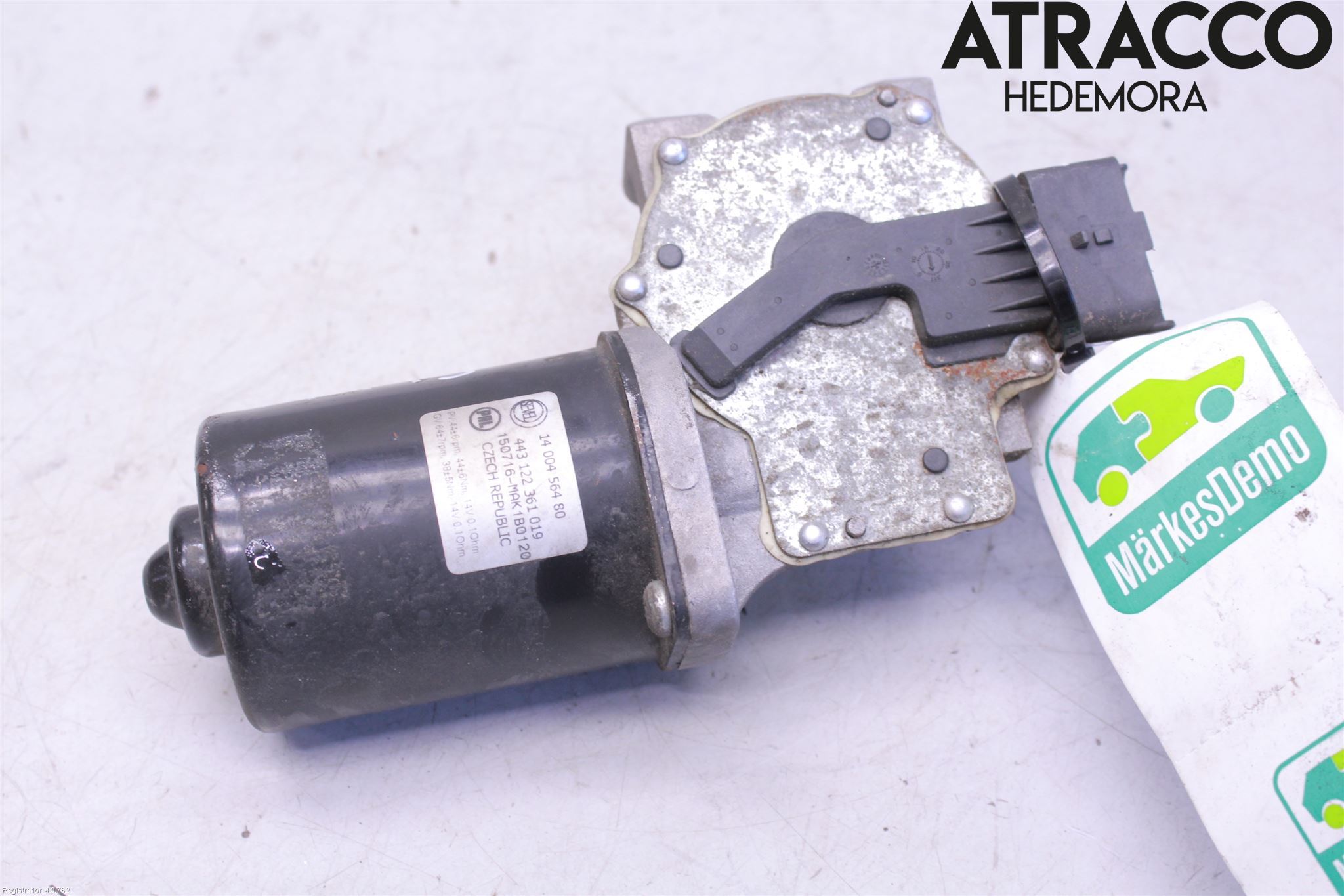 Peugeot EXPERT 15-16 Torkarmotor Vindruta