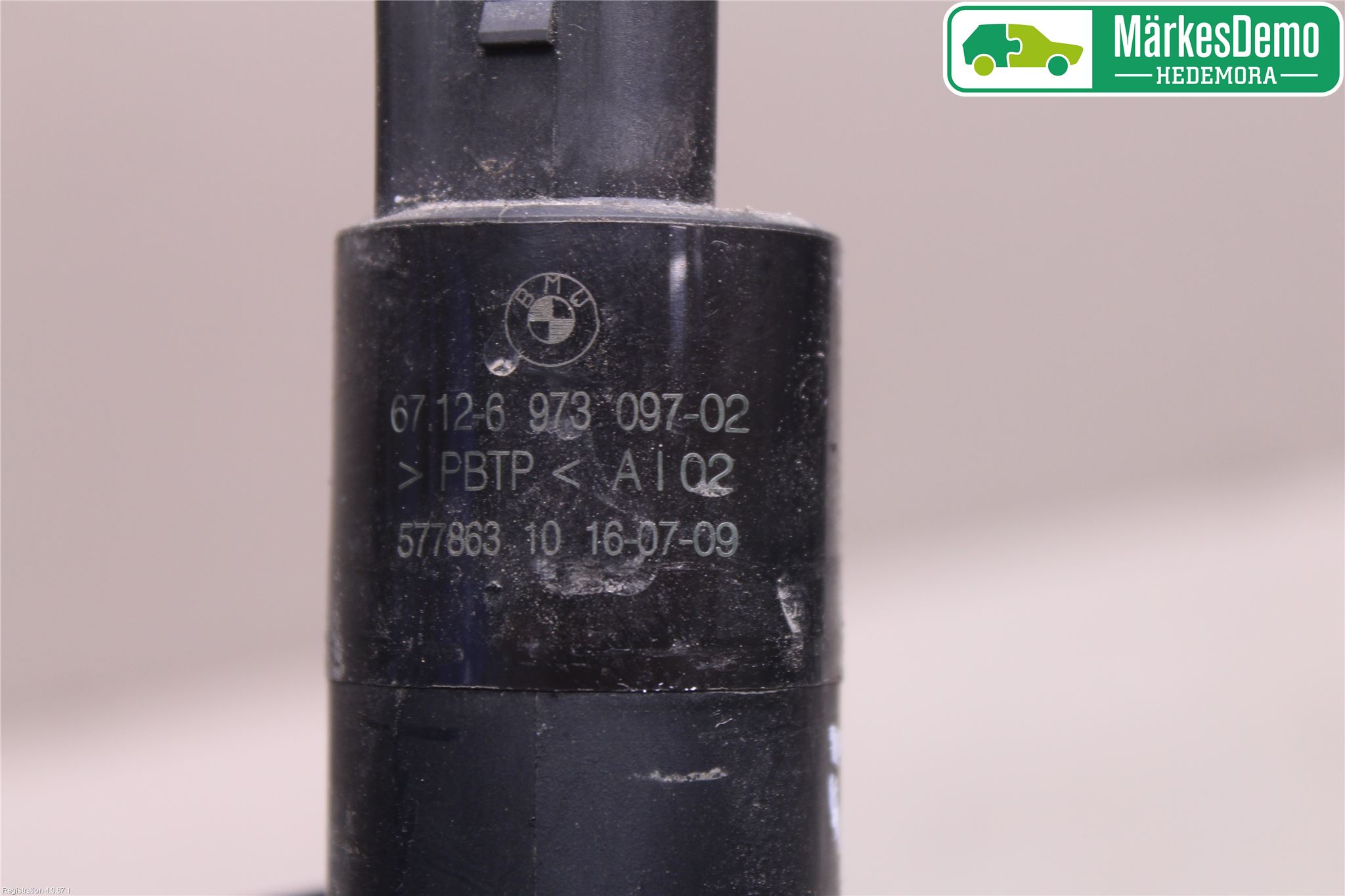 BMW 3 E90/91 SED/TOU 05-12 Spolarpump Högtryck