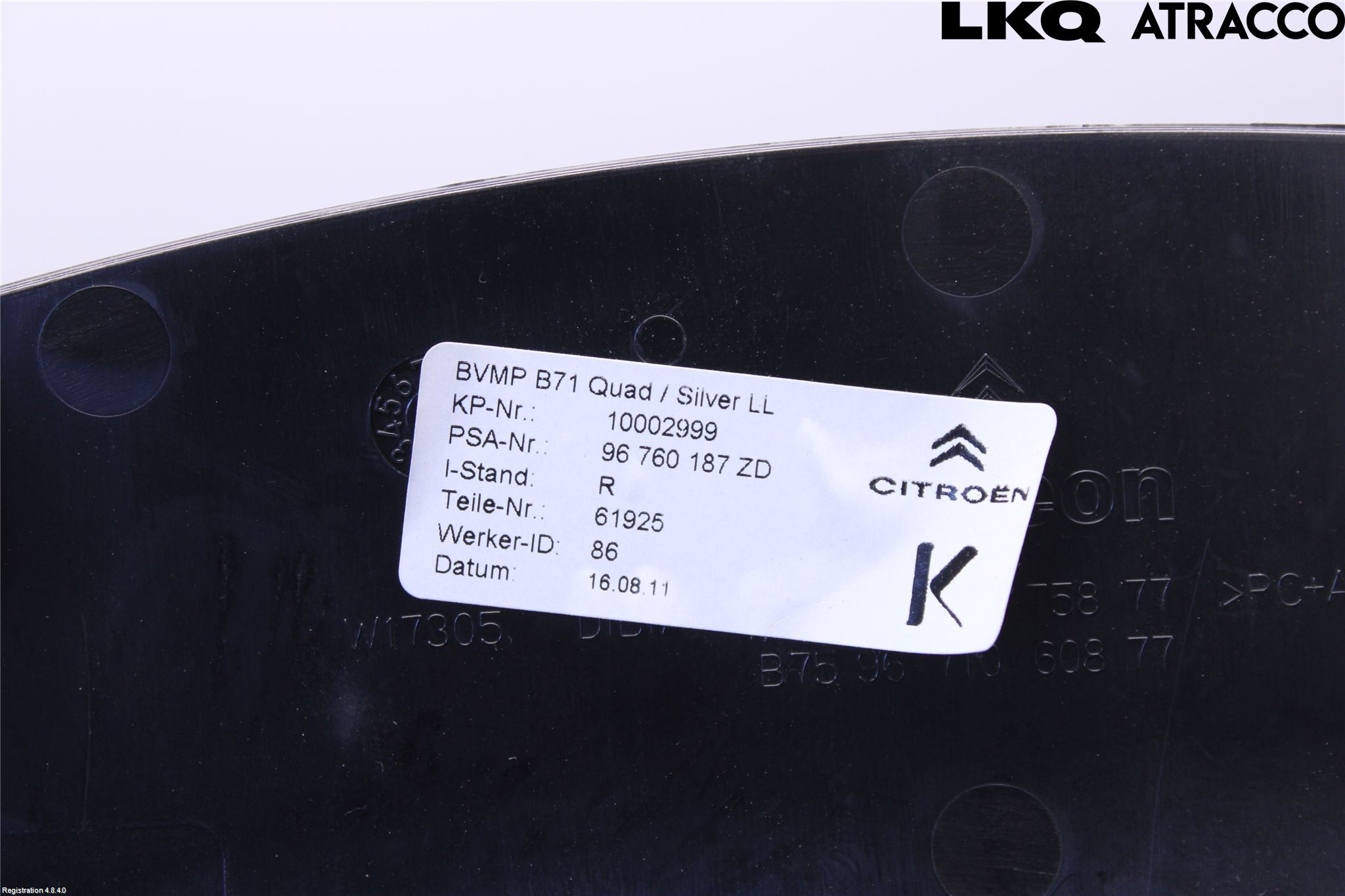 Citroen C4 II 11-18 Inredning Sarg Växelspak