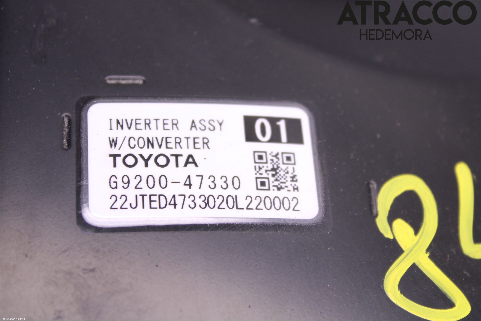 Toyota COROLLA 19- Hybridconverter