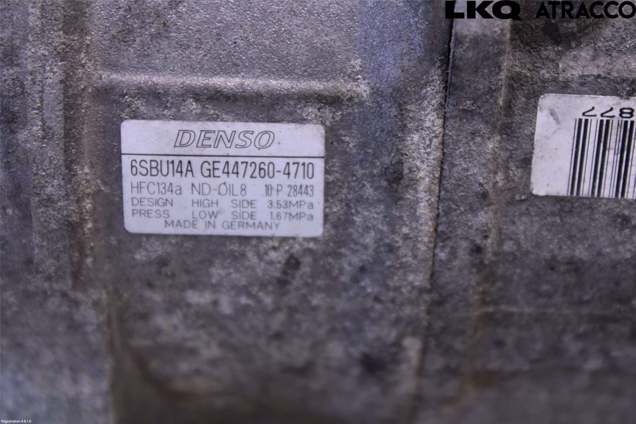 BMW 3 F30/F31/F80 12-19 Ac Kompressor