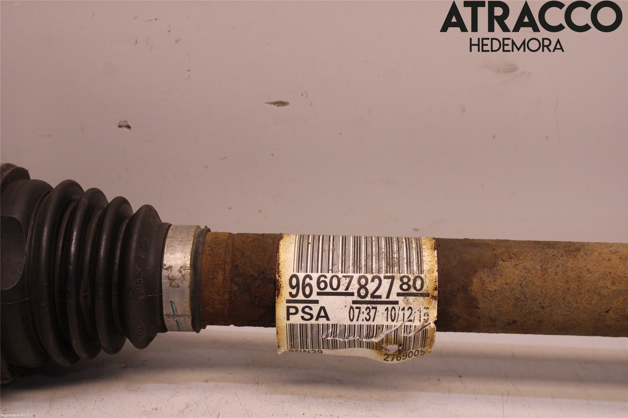 Citroen BERLINGO 08-18 Drivaxel Fram Vänster