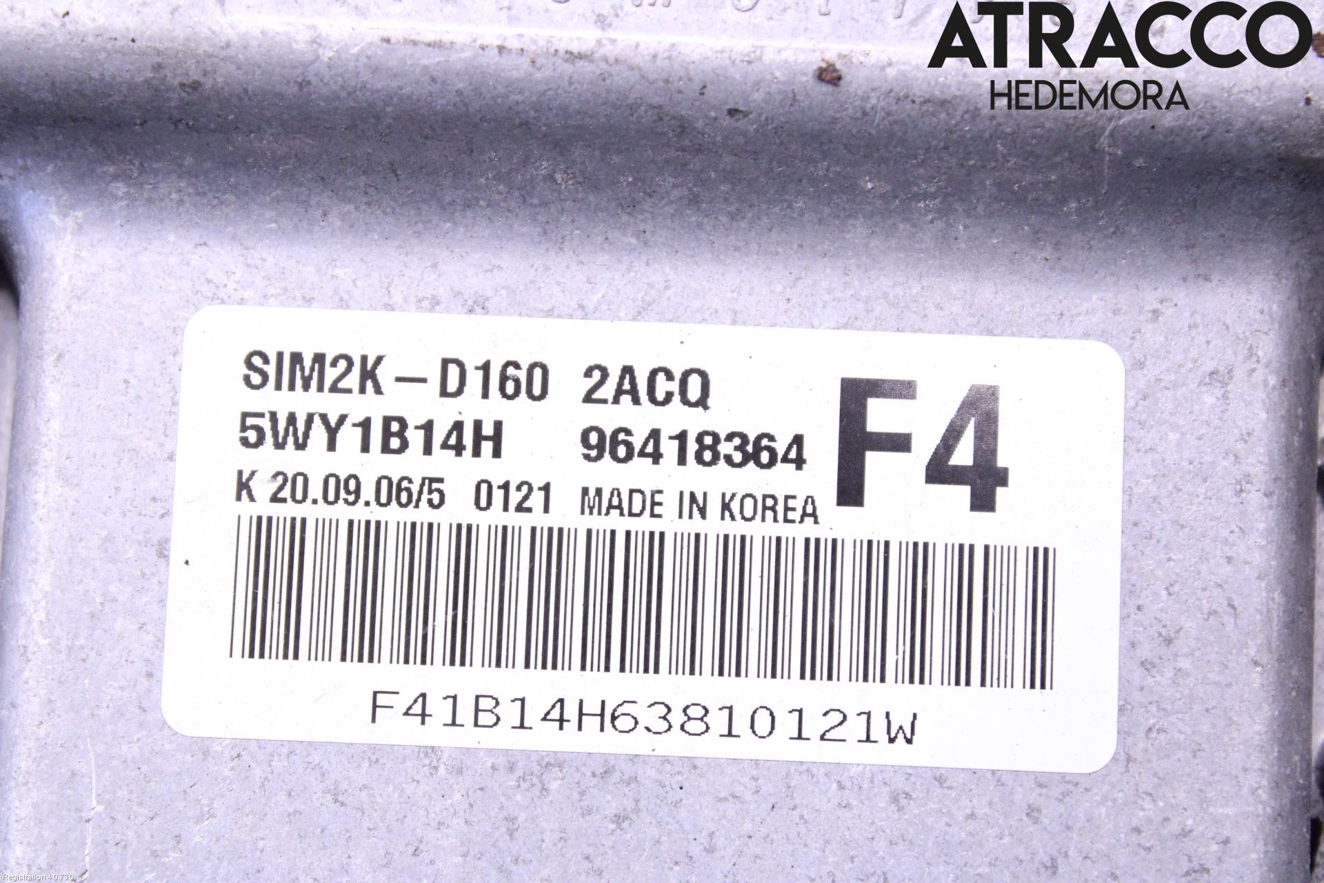 Chevrolet EPICA Styrenhet Insprut Bensin