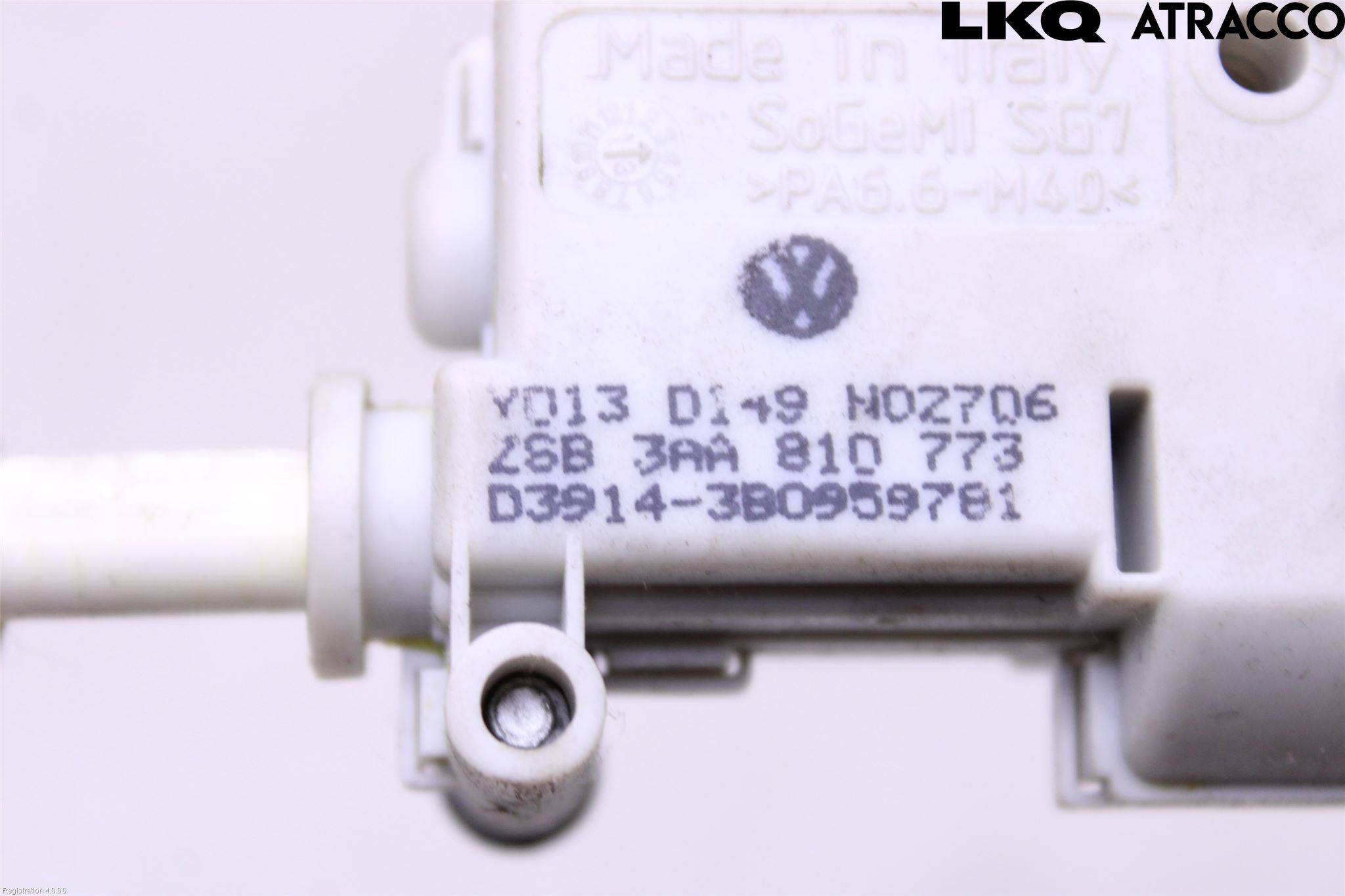 Volkswagen VW PASSAT 11-14 Centrallåsmot Tanklucka