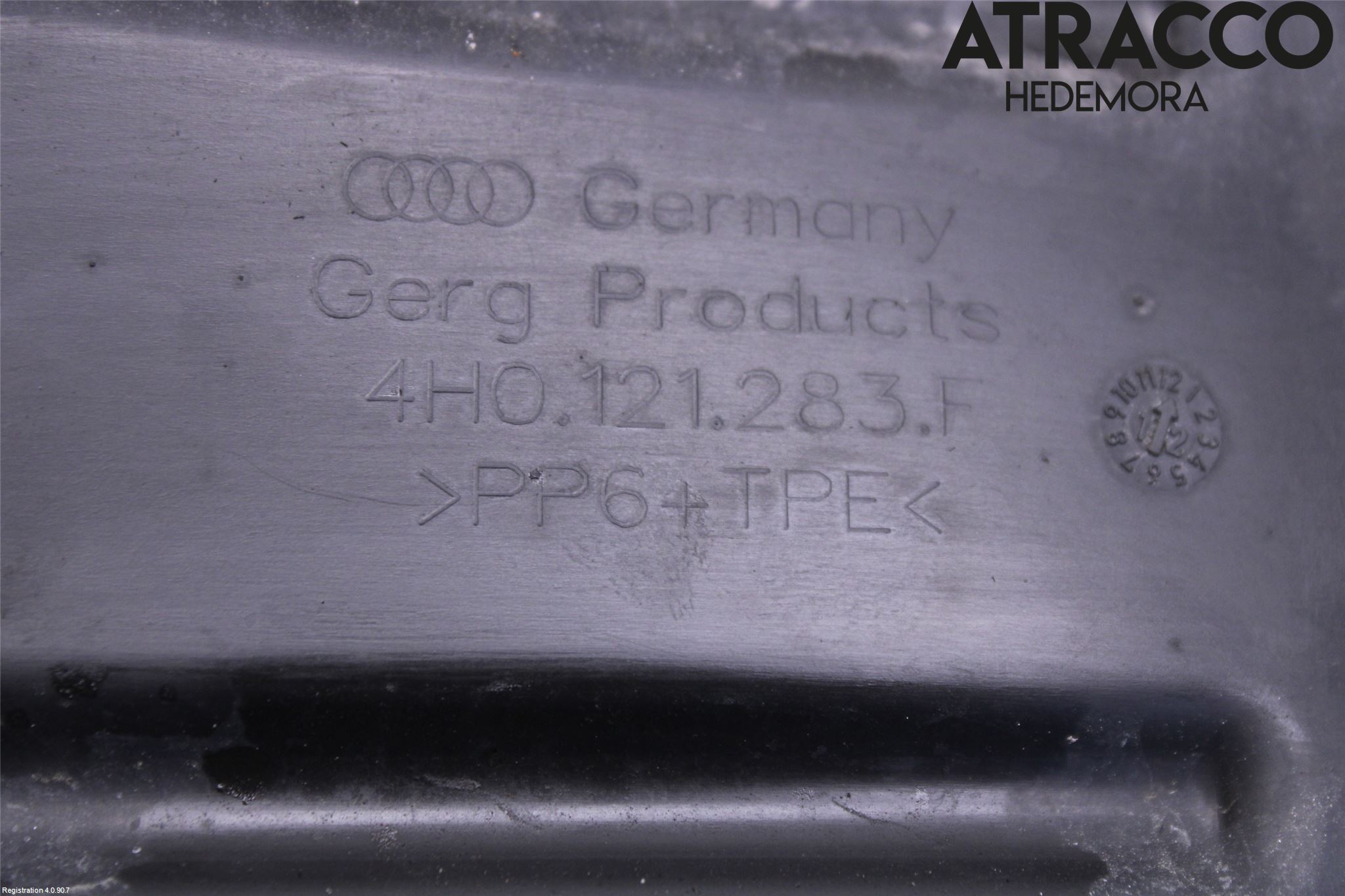 Audi A8/S8 4H 10-17 Deflektor Plåt-Plast Kylning