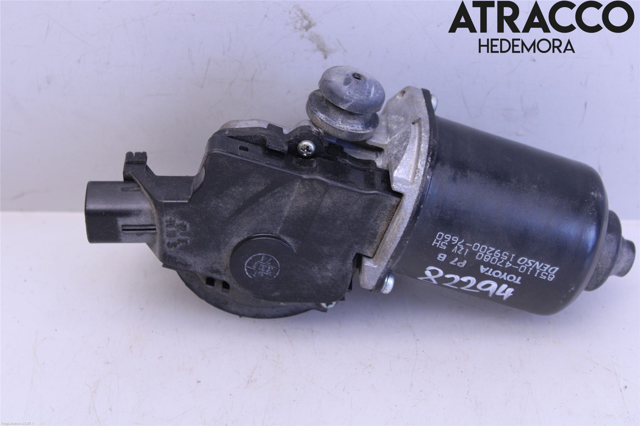 Toyota PRIUS NWH20 04-08 Torkarmotor Vindruta