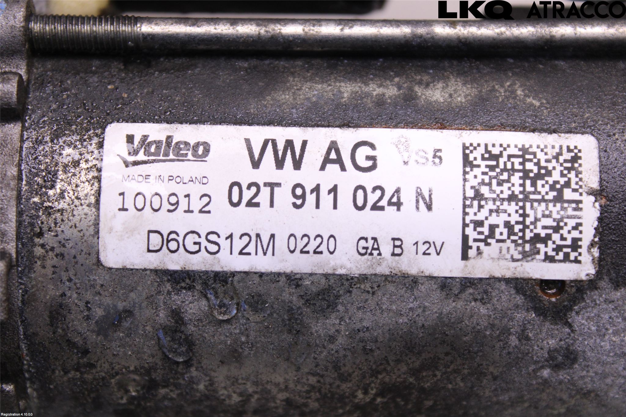 Volkswagen VW POLO 10-17 Startmotor