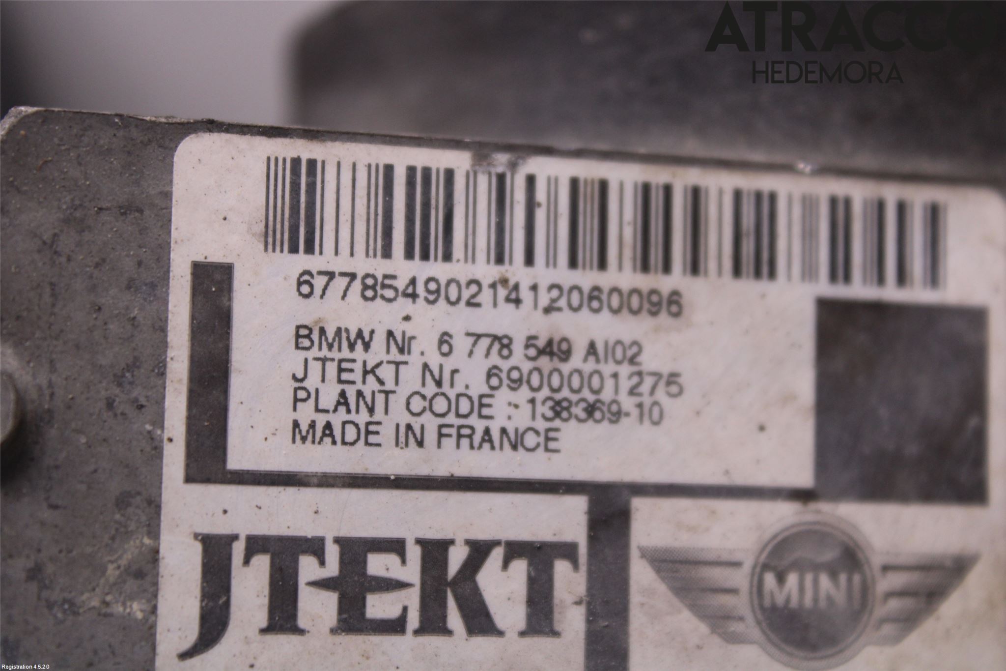 Mini COUPE R56 05-14 Styrväxel-Snäcka Elektrisk