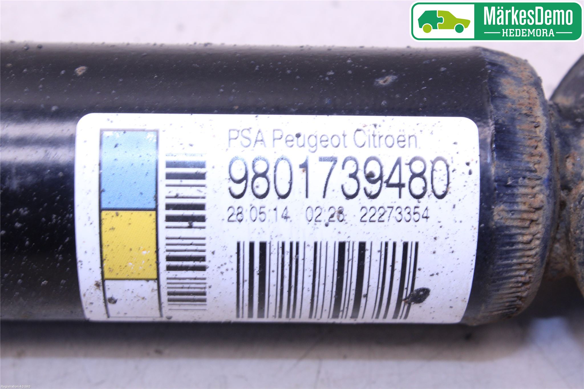 Citroen C3 10-17 Stötdämpare Bak