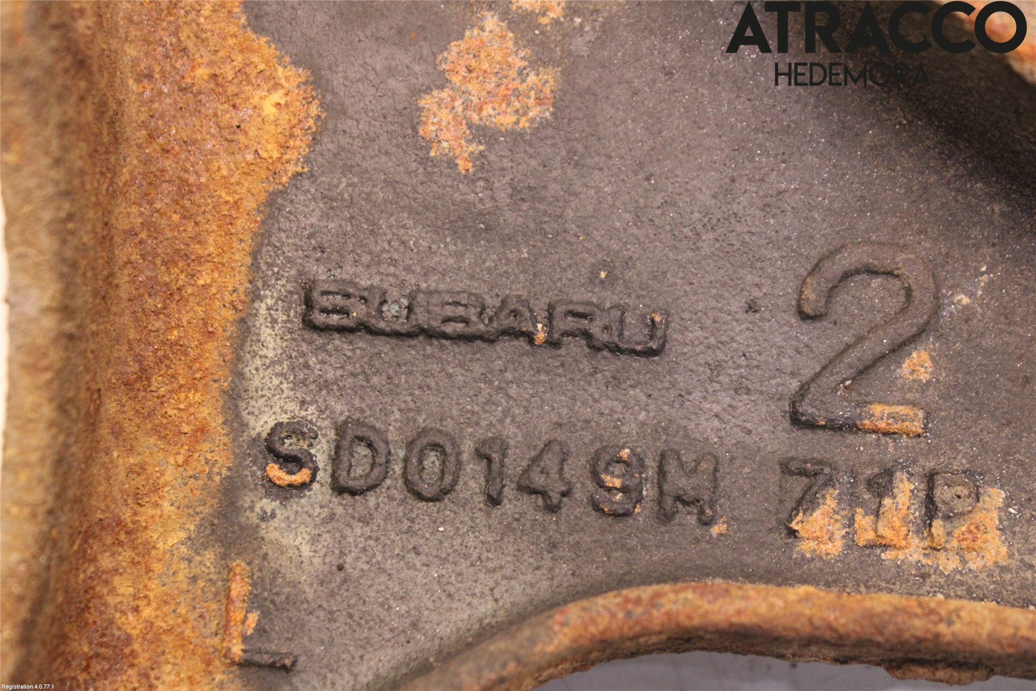 Subaru OUTBACK 15-20 Bärarm Bak Övre Vänster