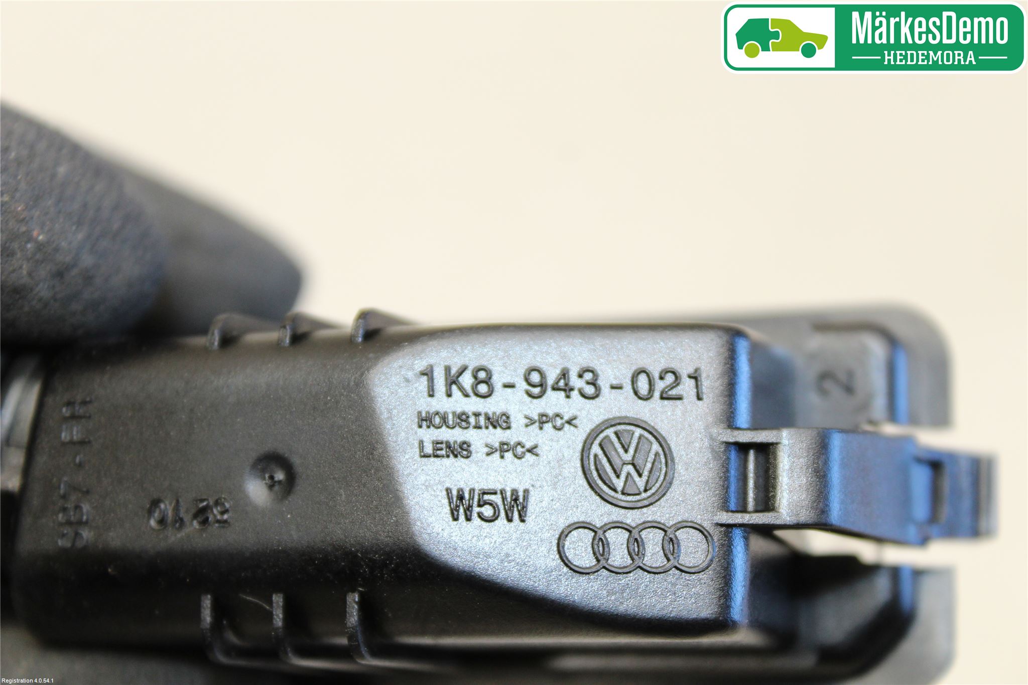 Volkswagen VW POLO 10-17 Skylt Belysning