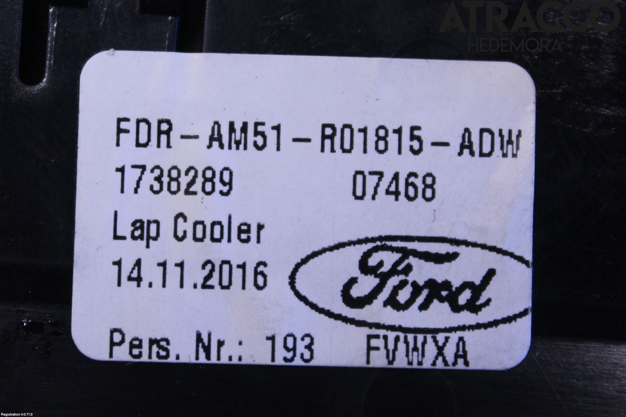 Ford KUGA 13-16 Defrosterkanal-Munstycke