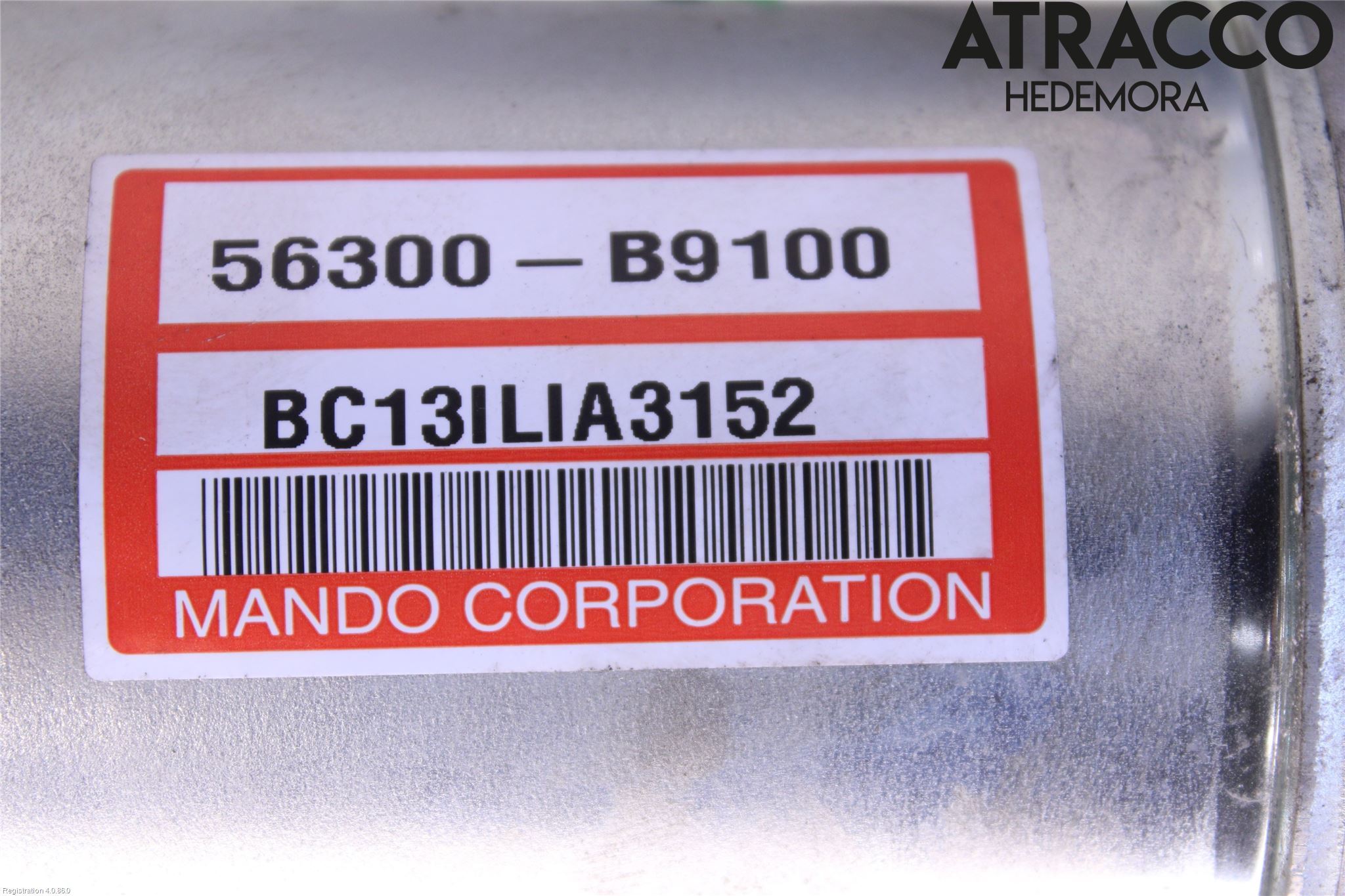 Hyundai i10 BA 14-16 Rattaxelagg Med Inb Servo