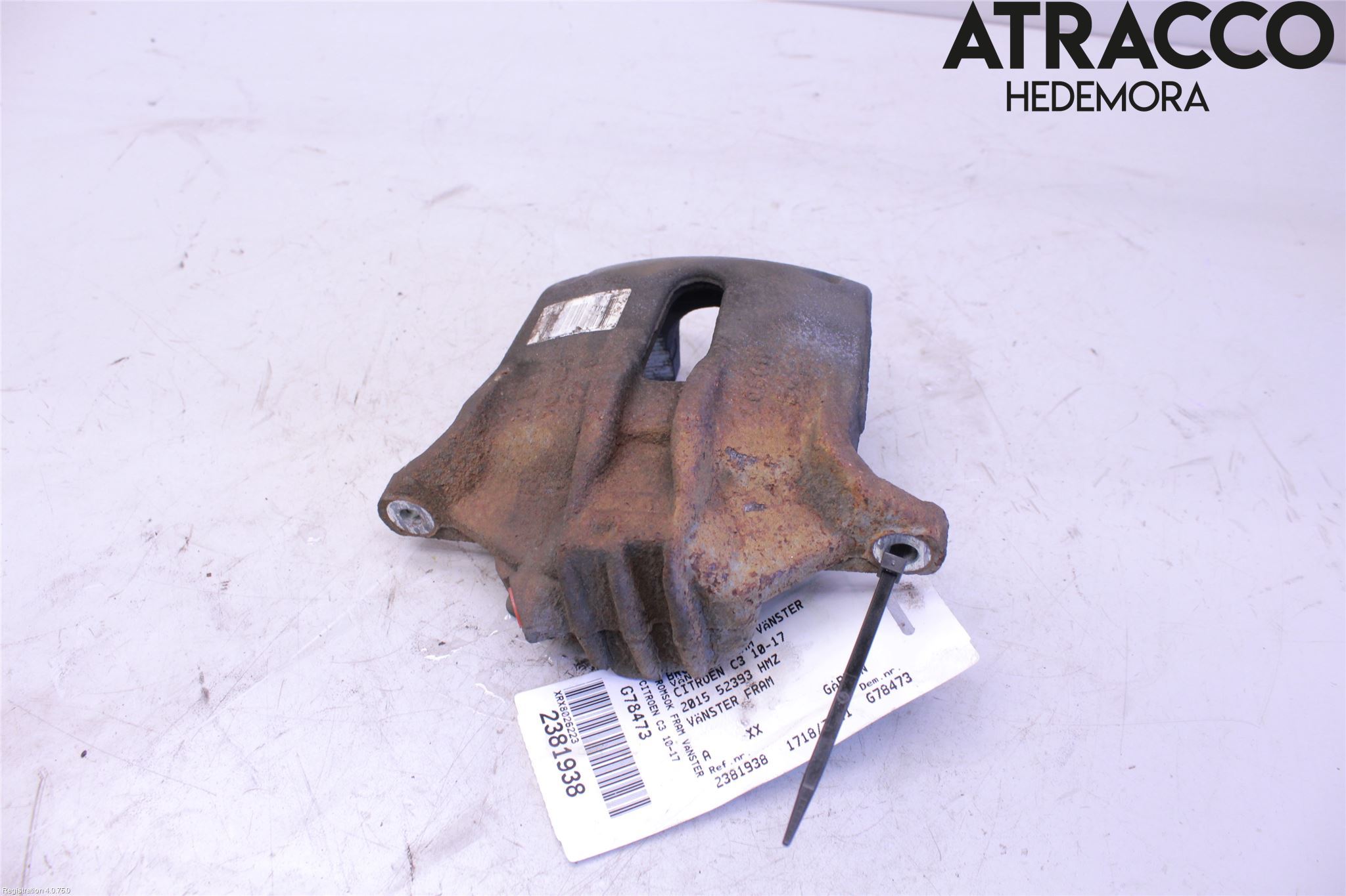 Citroen C3 10-17 Bromsok Fram Vänster