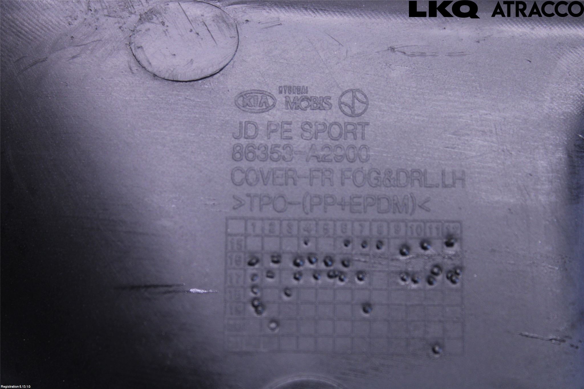Kia CEED 12-18 Dimljussarg Fram