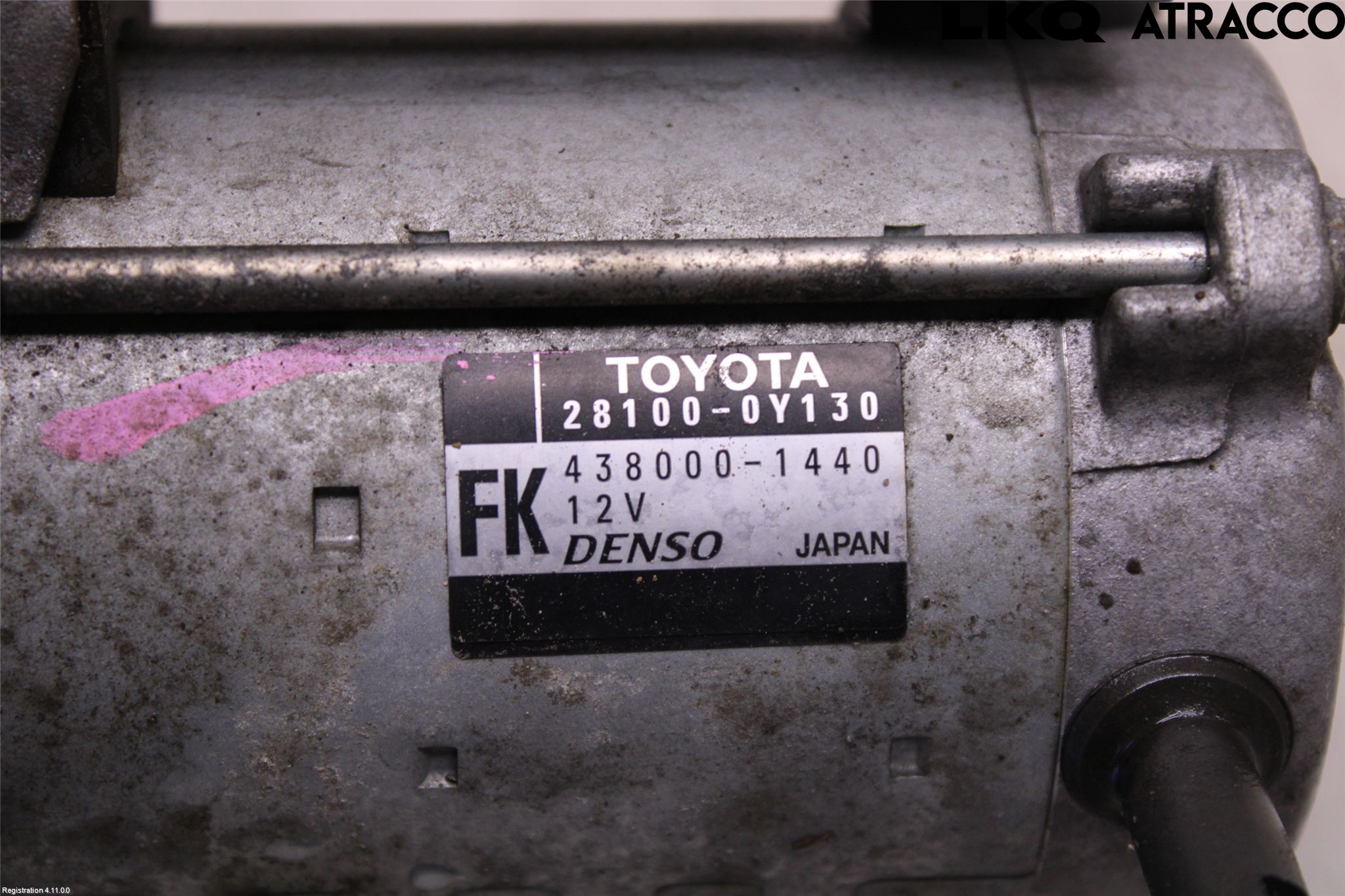 Toyota YARIS XP130 15-20 Startmotor