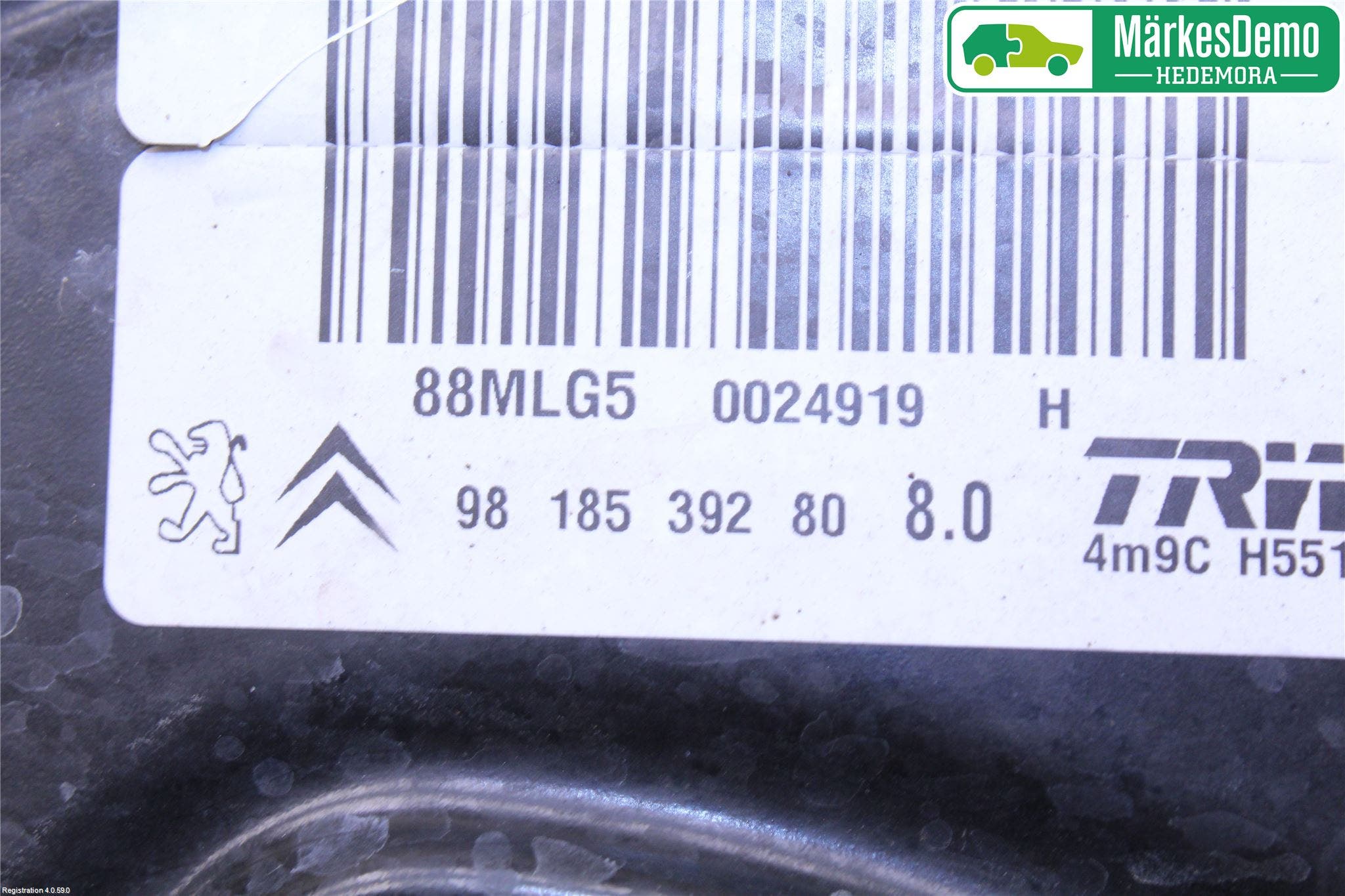 Peugeot PARTNER 16-18 Bromsservo