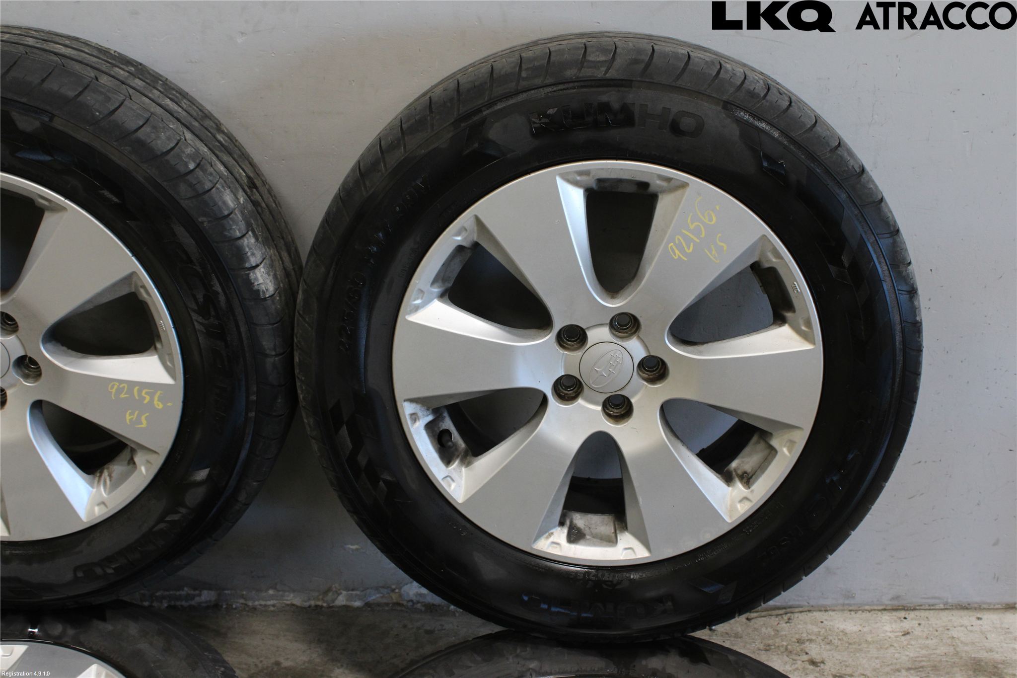 Subaru OUTBACK 10-15 Sommardäck Alumfälg 4St