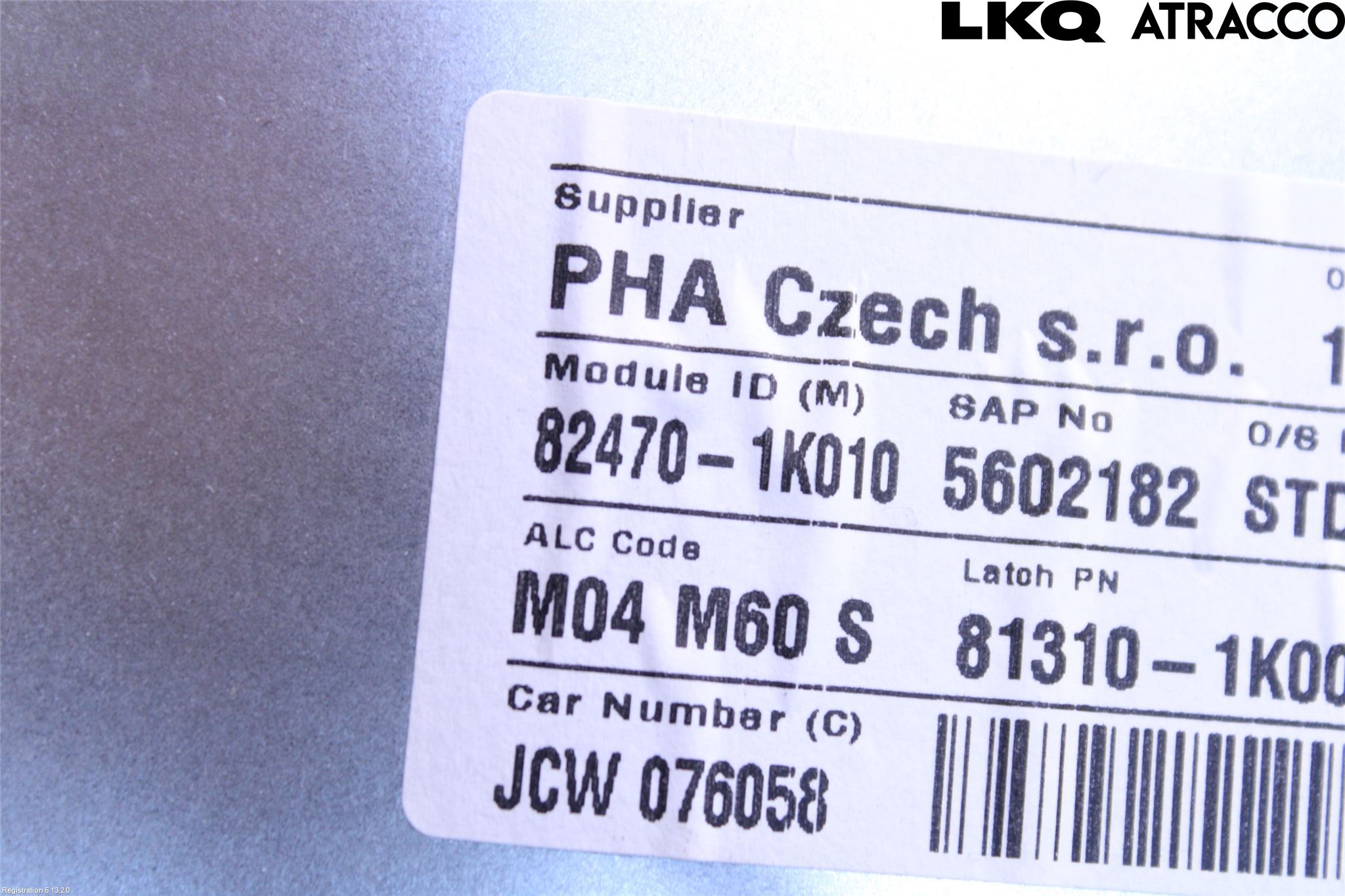 Hyundai ix20 Fönsterhiss El Kompl