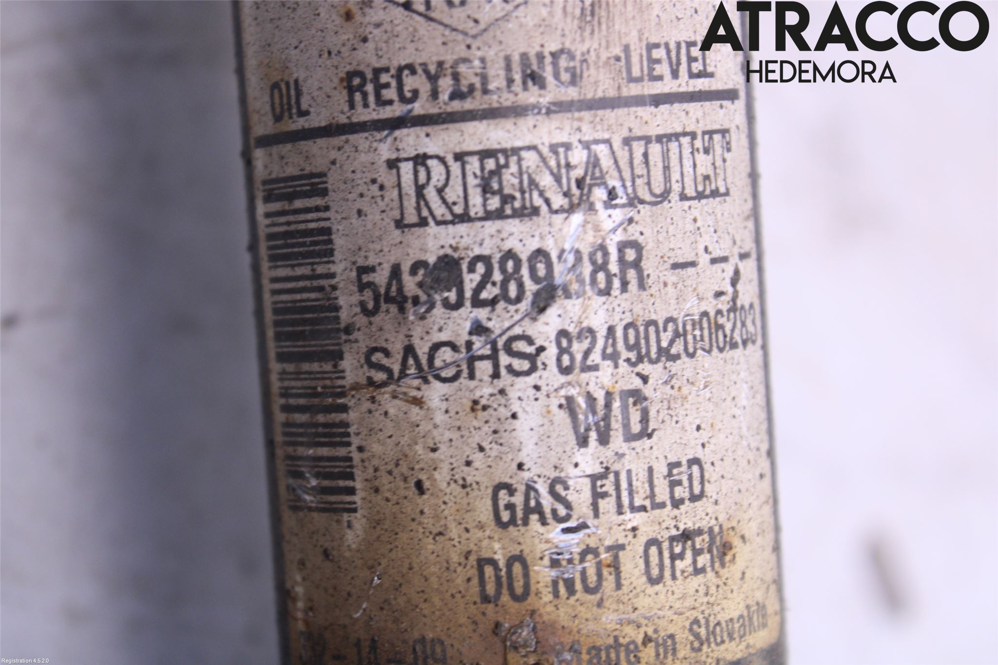 Dacia DOKKER 13- Fjäderben Fram Höger