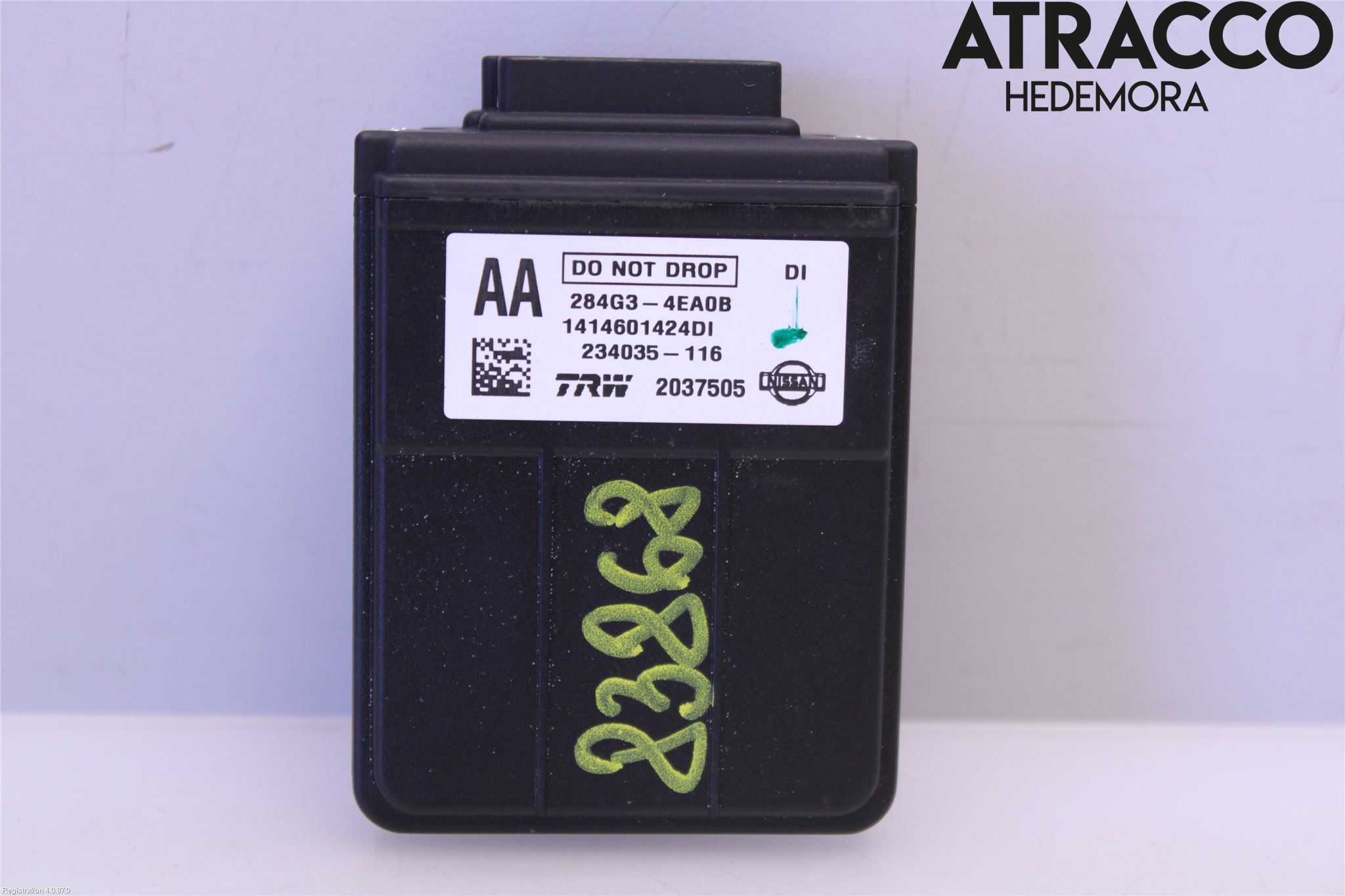 Nissan QASHQAI 14-17 Sensor Aktivt Kollisionsskydd