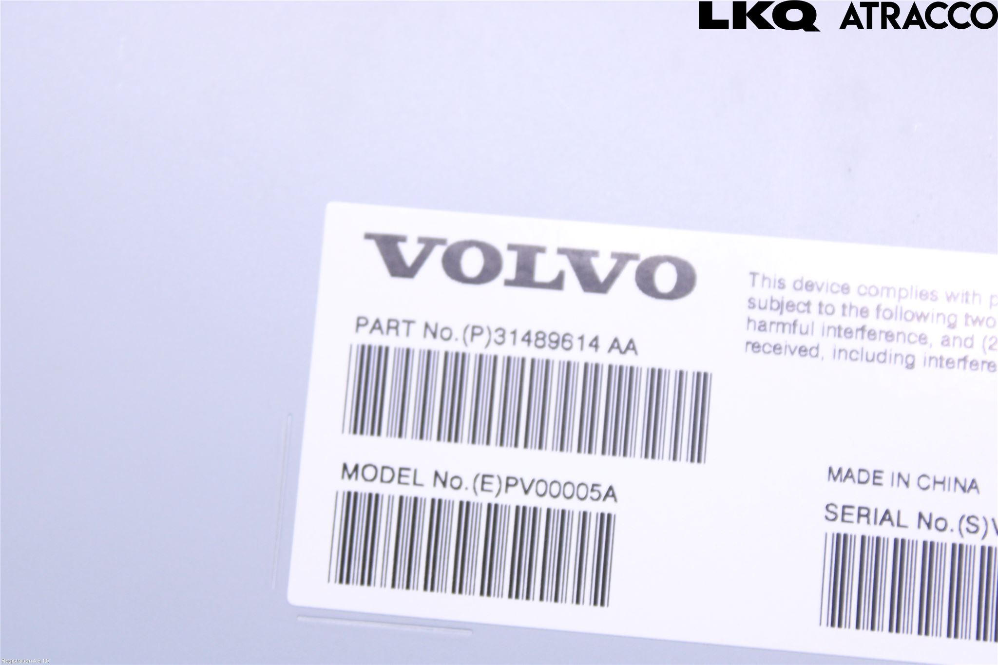 Volvo V90 17->> Radio-Stereo Förstärkare