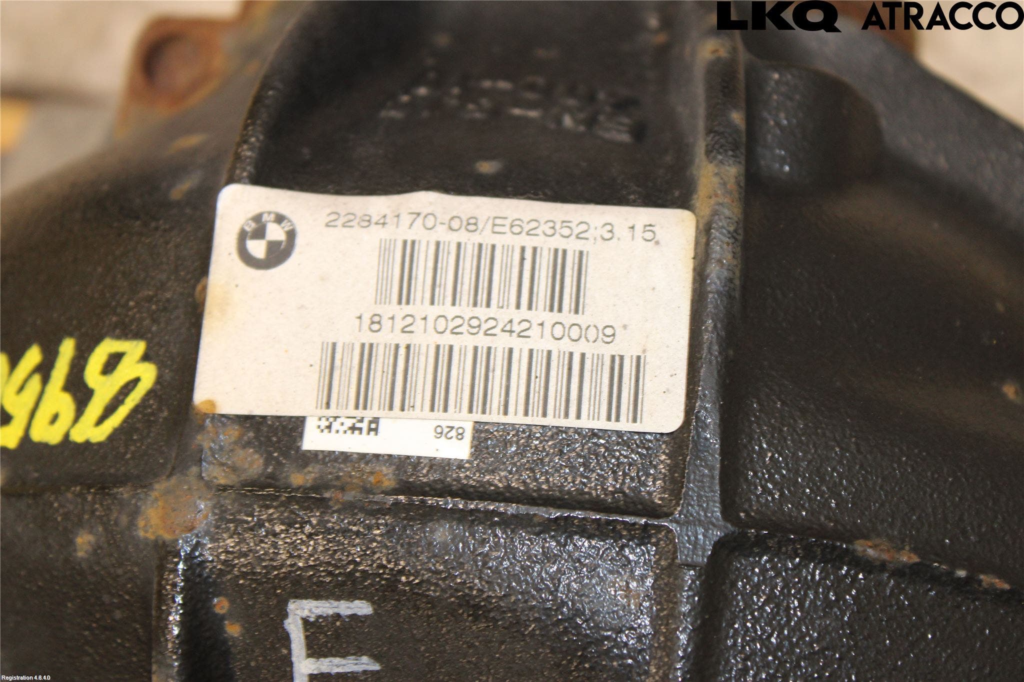 BMW 5 F10/F11/F18 09-17 Bakväxel-Diff