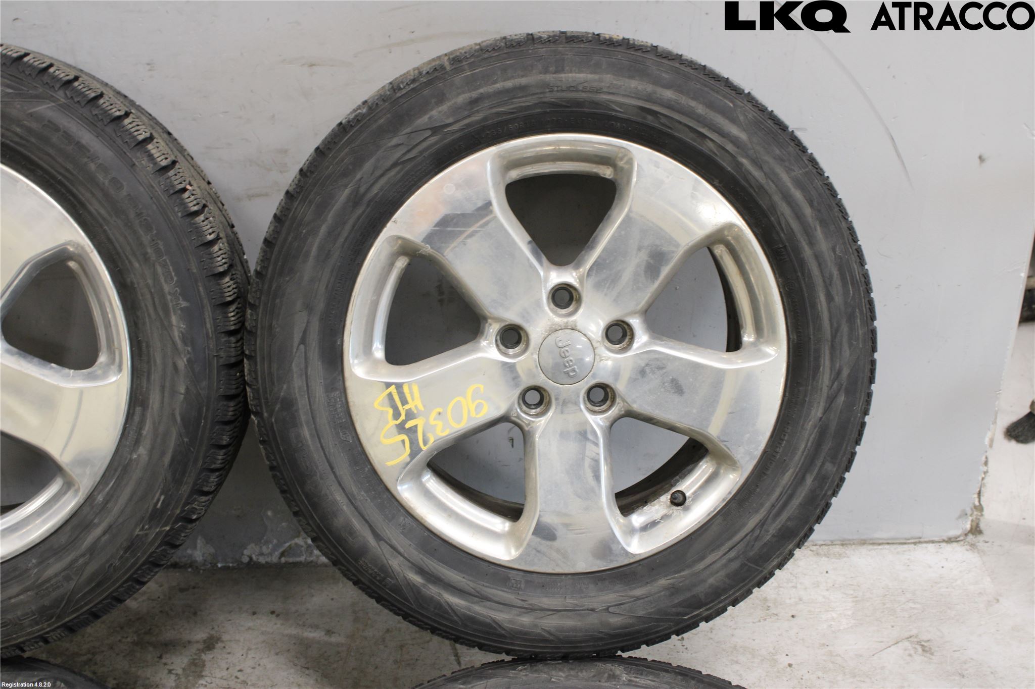 Jeep GRAND CHEROKEE 10-20 Vinterdäck Alumfälg 4St