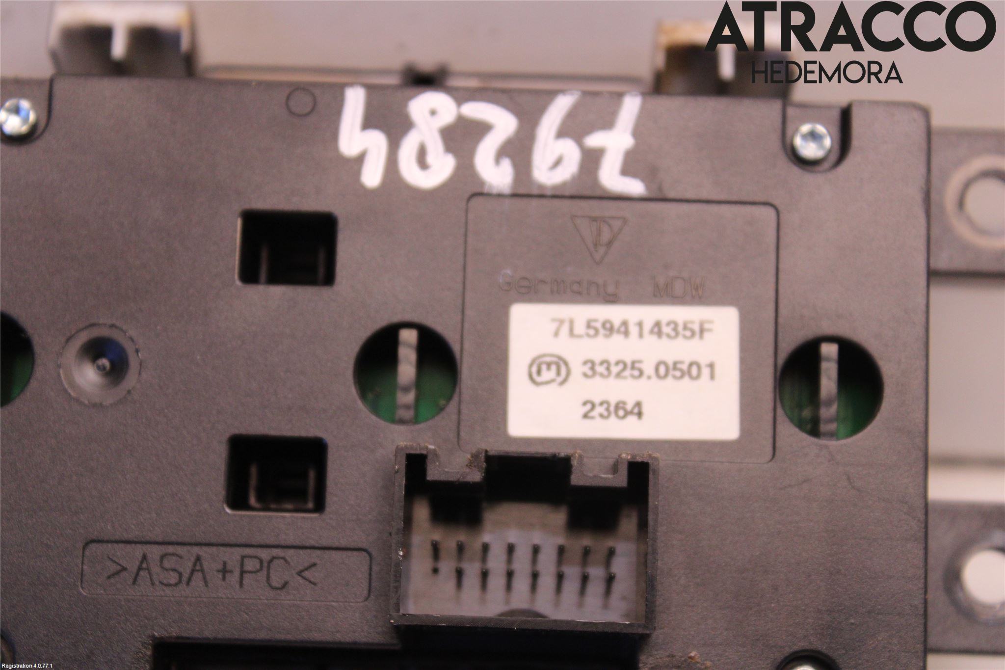 Porsche CAYENNE 03- Strömställare Nivåreglering