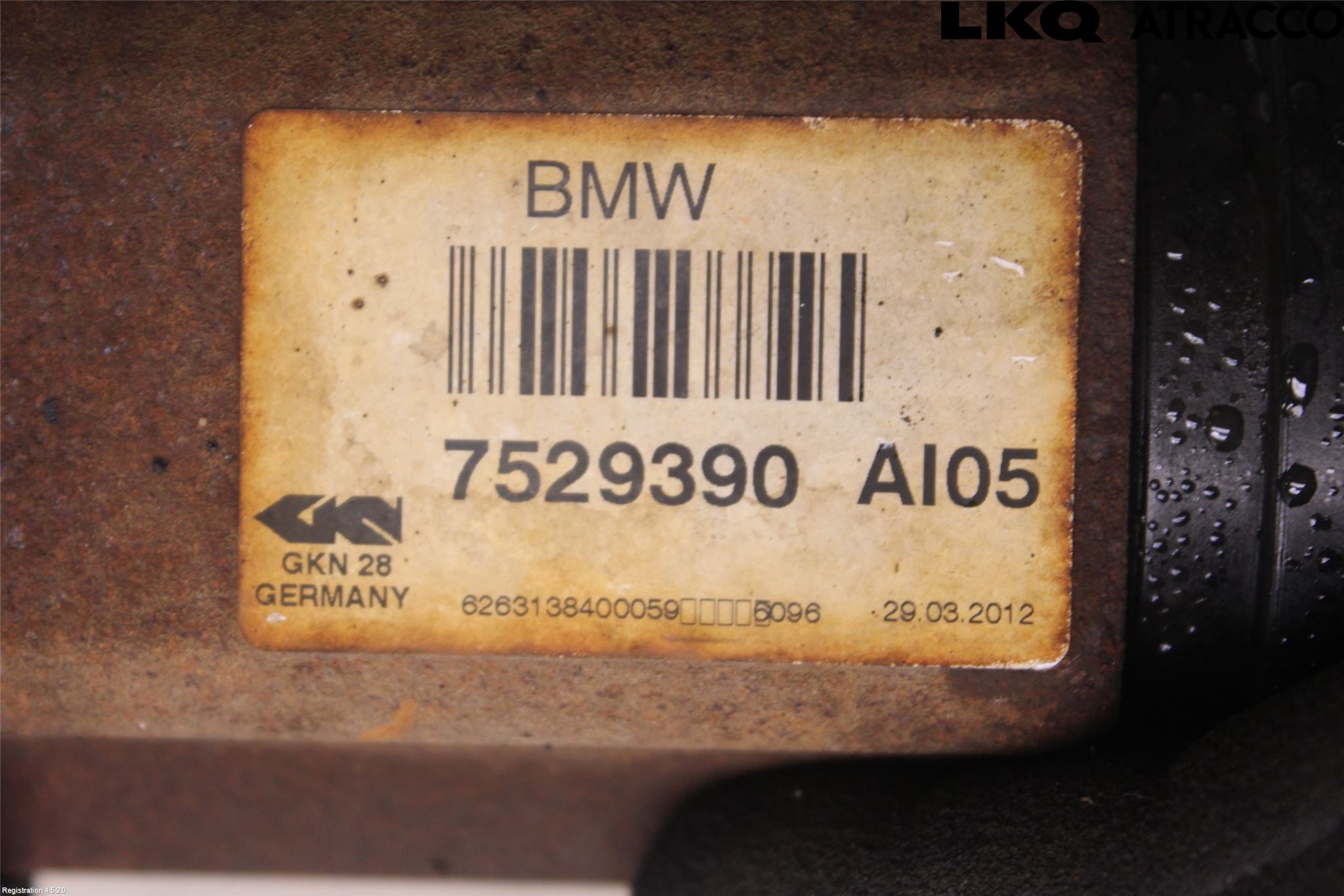 BMW 3 E90/91 SED/TOU 05-12 Drivaxel Fram Höger