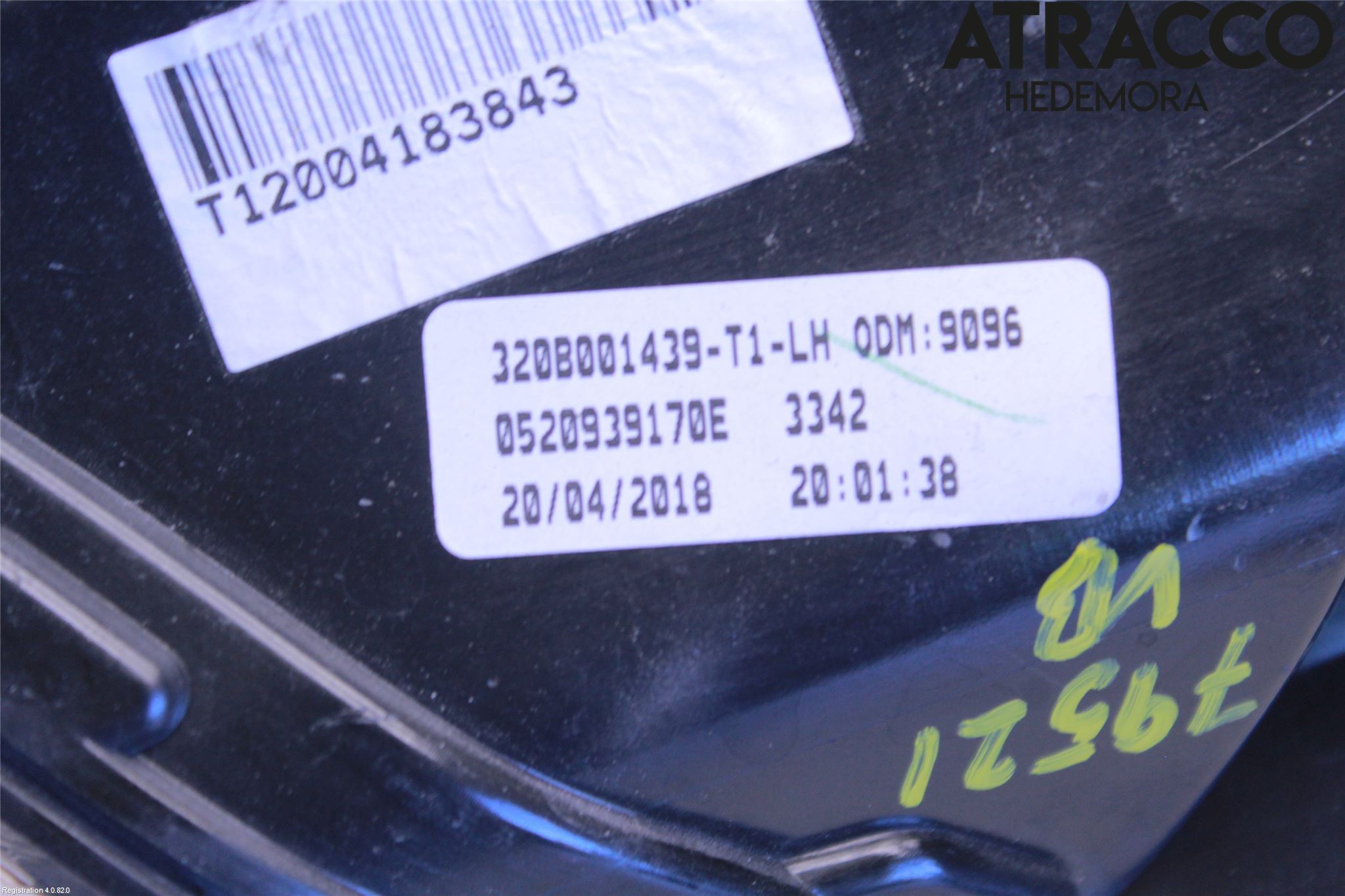 Fiat TIPO/CROSS 16- Bakljus Vänster