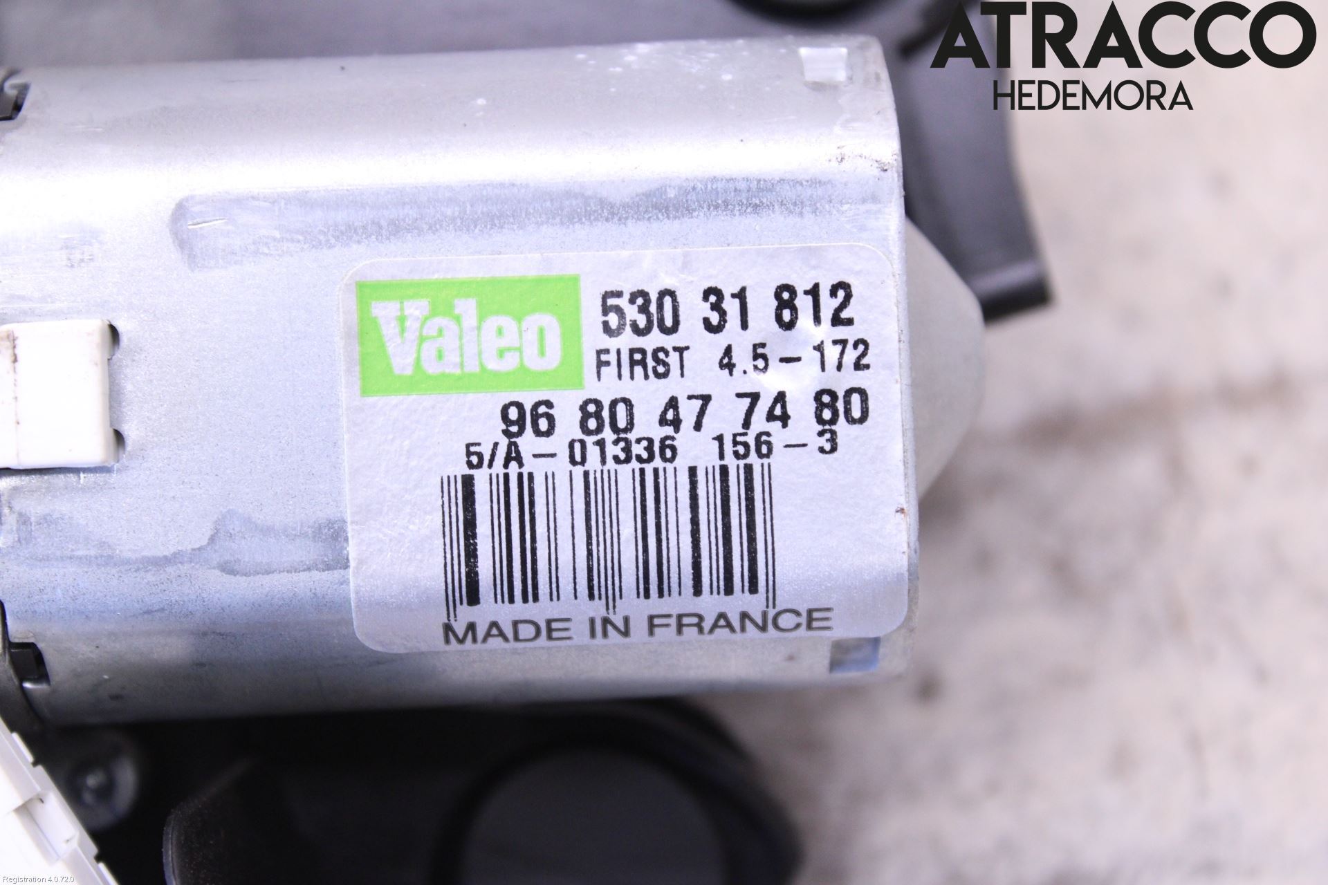 Peugeot 5008 10-16 Torkarmotor Baklucka