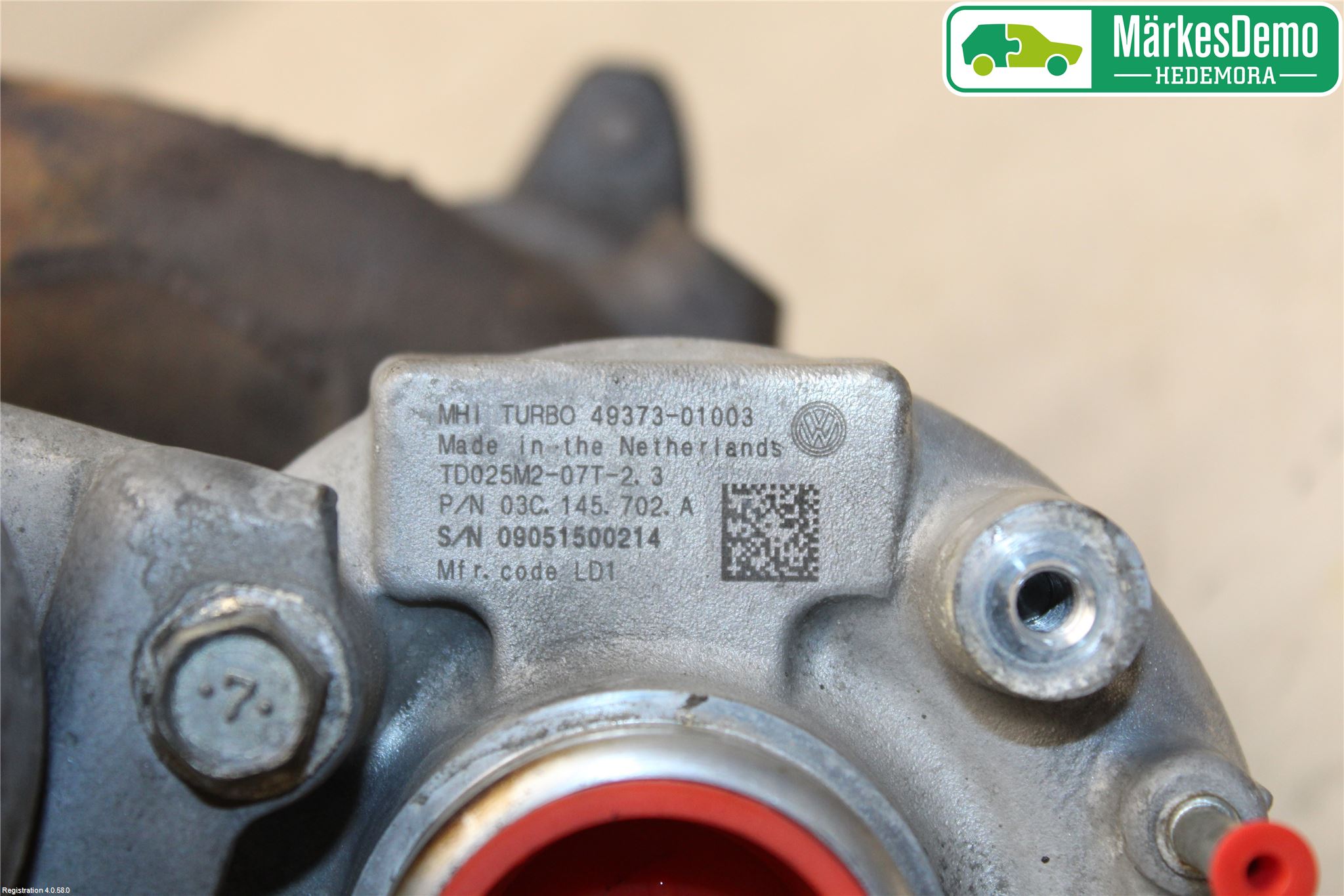 Volkswagen VW GOLF VI 09-13 Turboaggregat