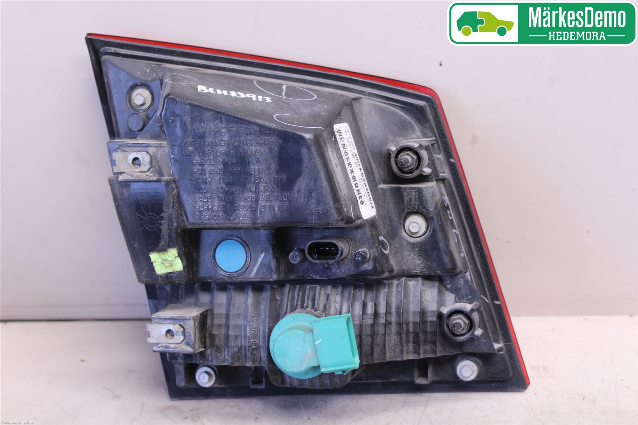 Fiat FREEMONT Bakljus Lucka Hö