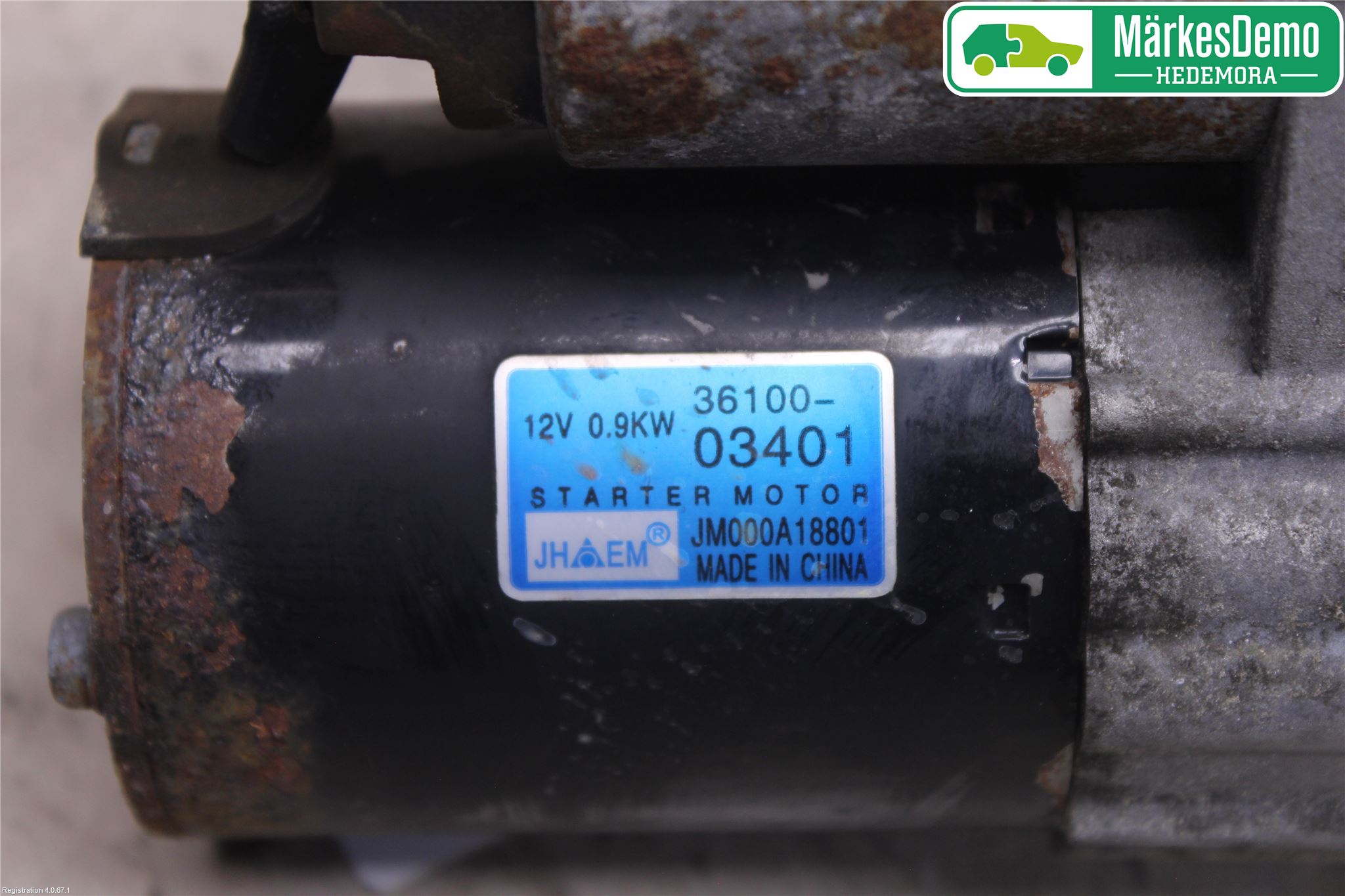 Kia PICANTO 12-17 Startmotor