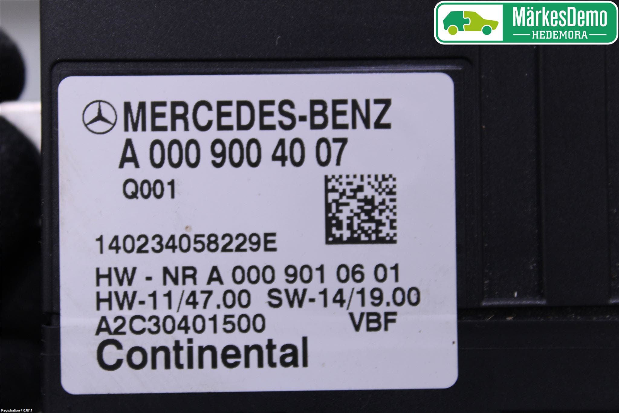 Mercedes-Benz MB C-KLASS (W205) 14-21 Styrenhet Bränslepump
