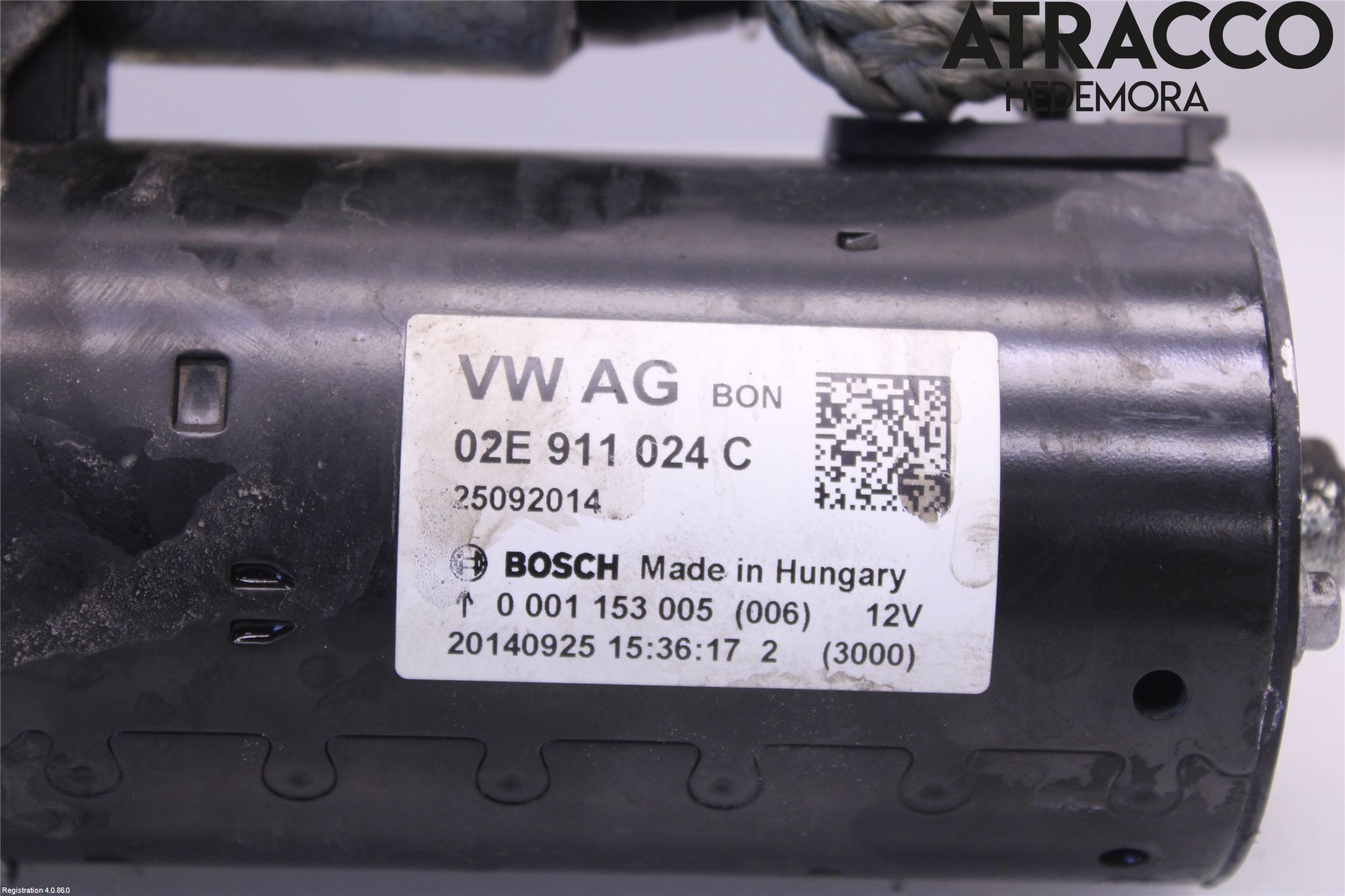 Volkswagen VW PASSAT 11-14 Startmotor Diesel