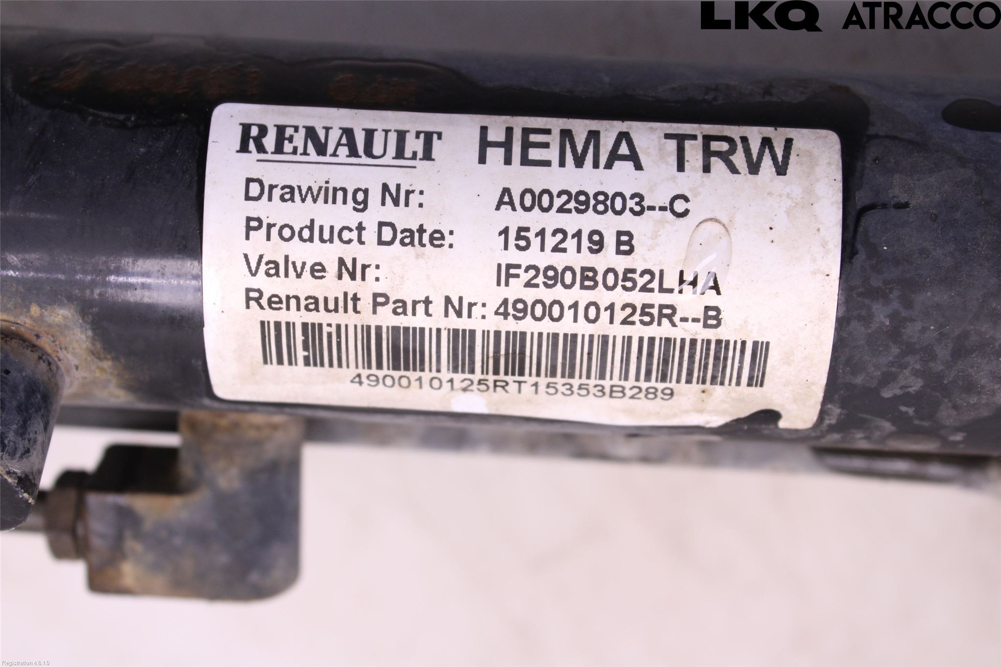 Dacia DUSTER 10-17 Styrväxel Servo -Snäcka